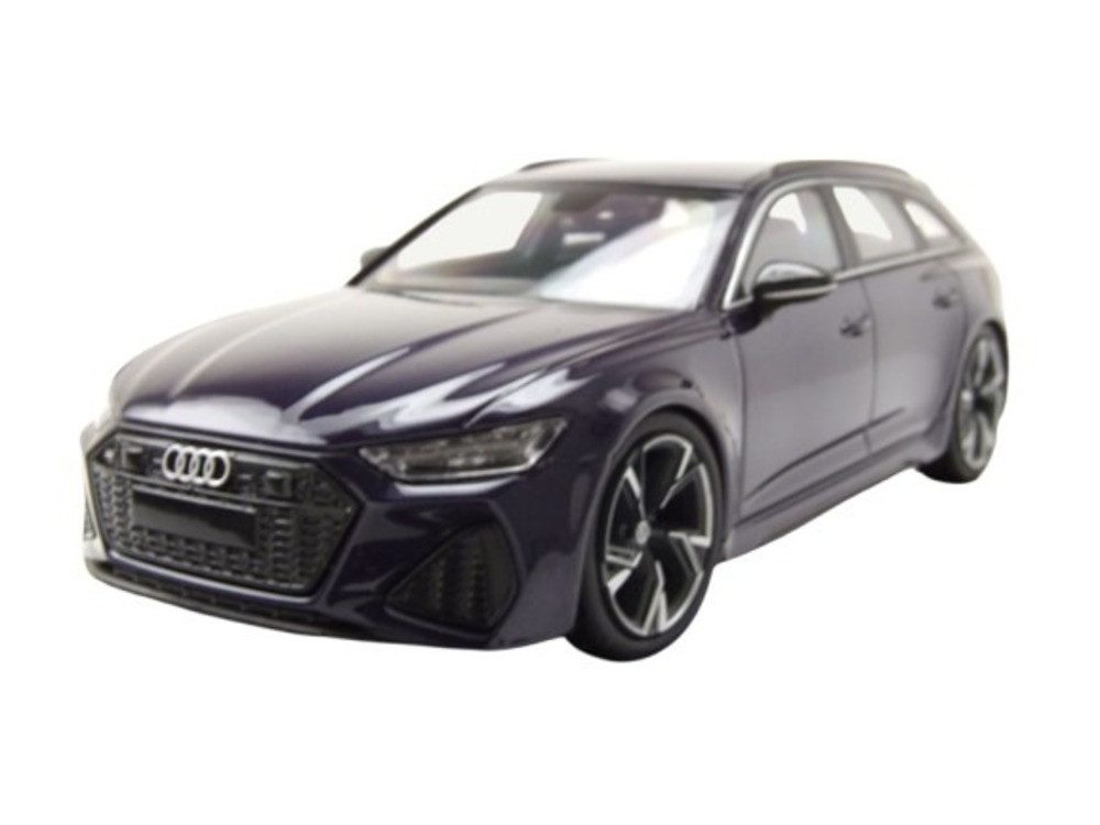 Minichamps Modellauto Audi RS 6 Avant Kombi 2019 lila metallic, Maßstab 1:43