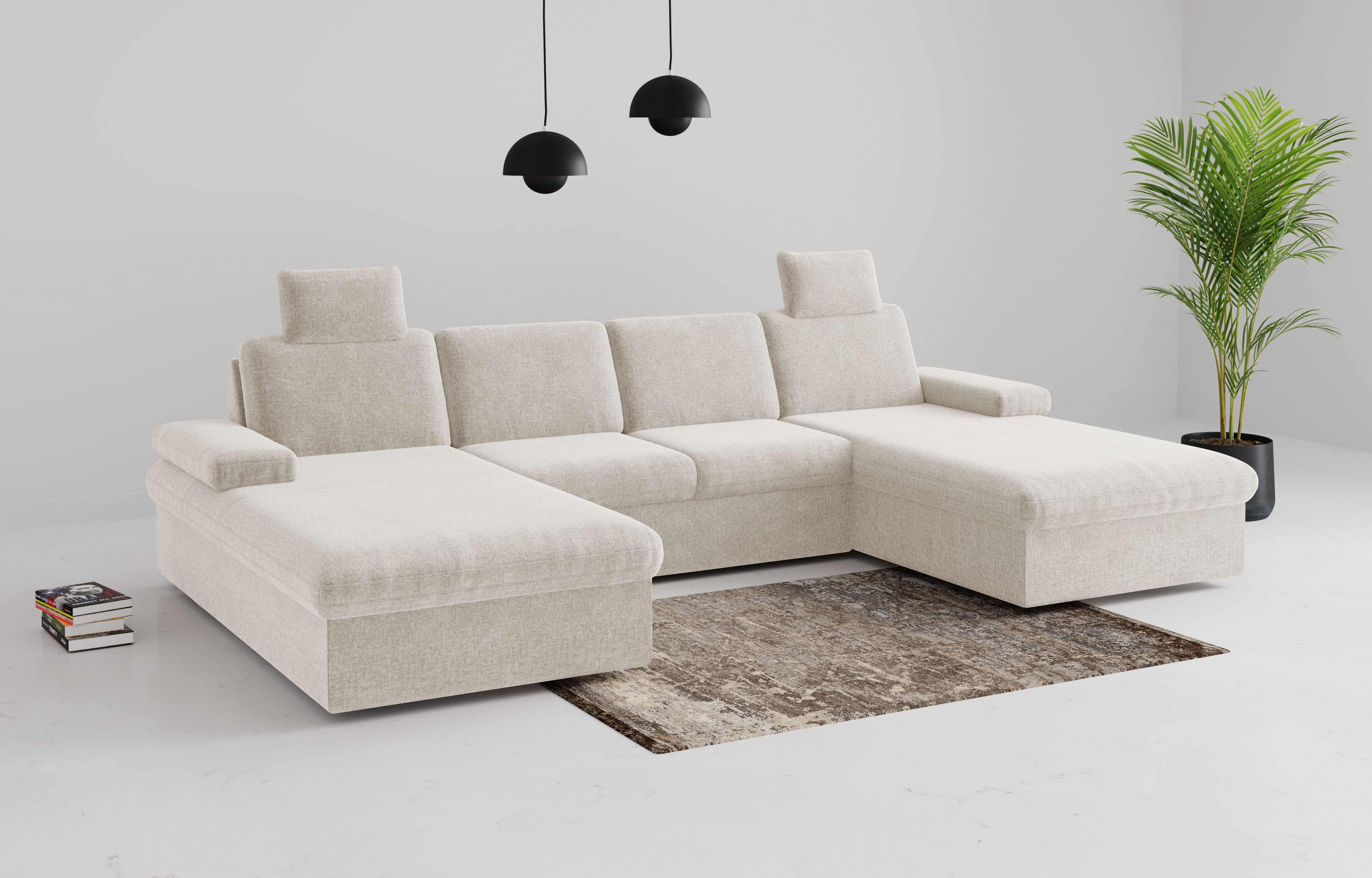 sit&more Wohnlandschaft Moreno U-Form, B: 309 günstig online kaufen