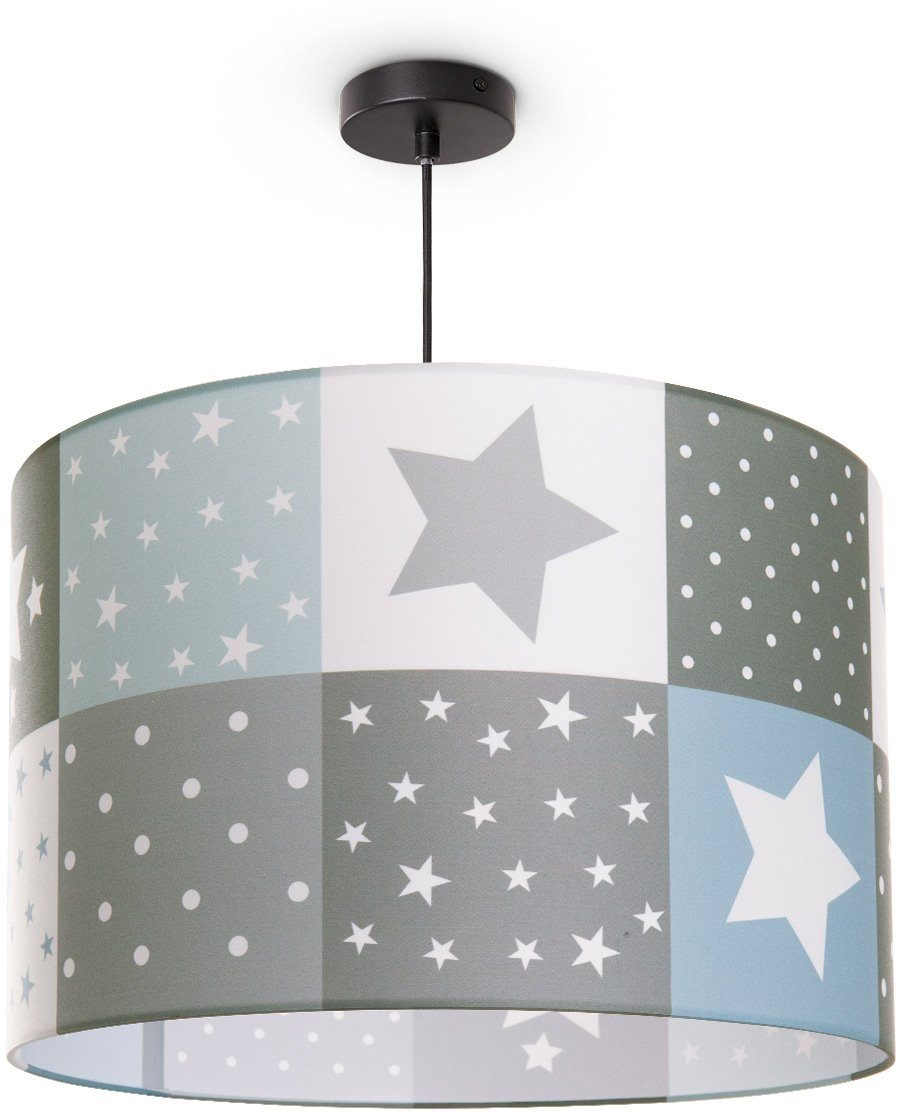Paco Home Motiv LED Cosmo Sternen Leuchtmittel, E27 Deckenlampe Lampe ohne 345, Kinderzimmer Kinderlampe Pendelleuchte