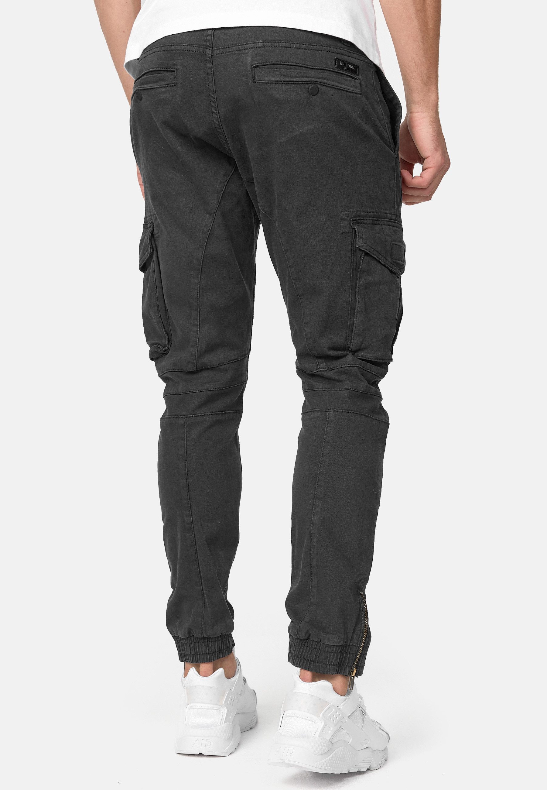 Indicode Cargohose Herren Alex Cargo Hose Herrenhose mit 6 praktischen Taschen