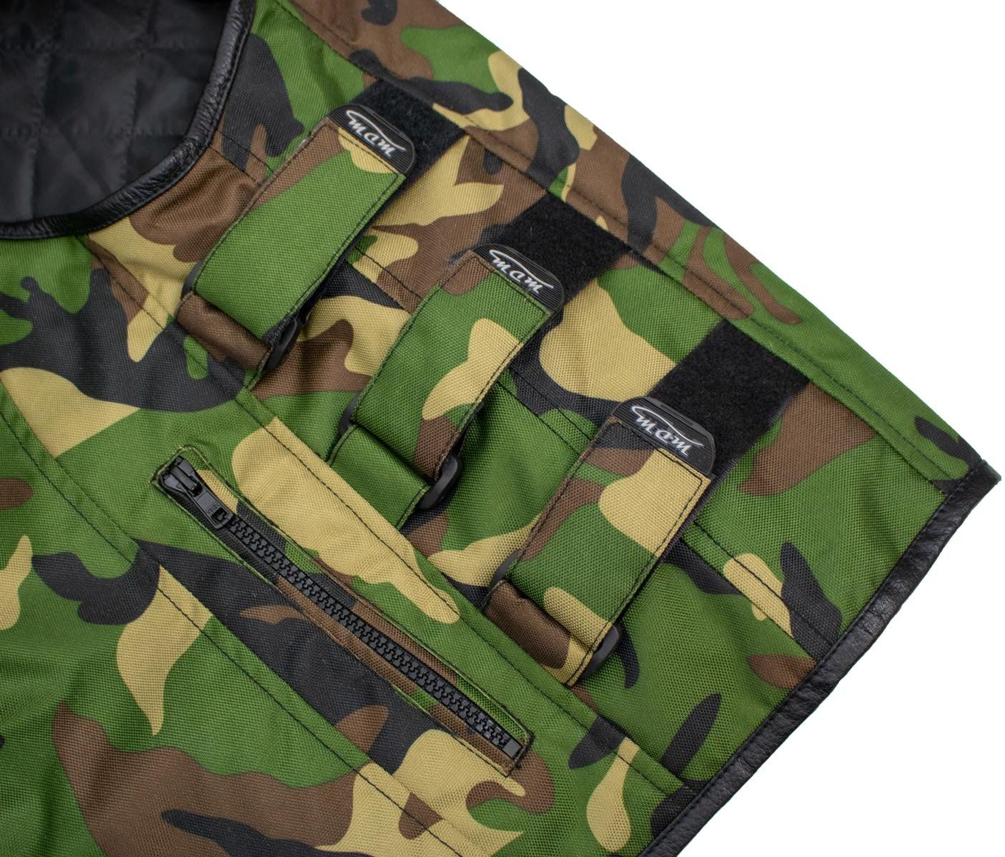 MDM Motorradweste Biker Motorrad Textil Weste im Camo Muster Camo – Bild 5 von 5