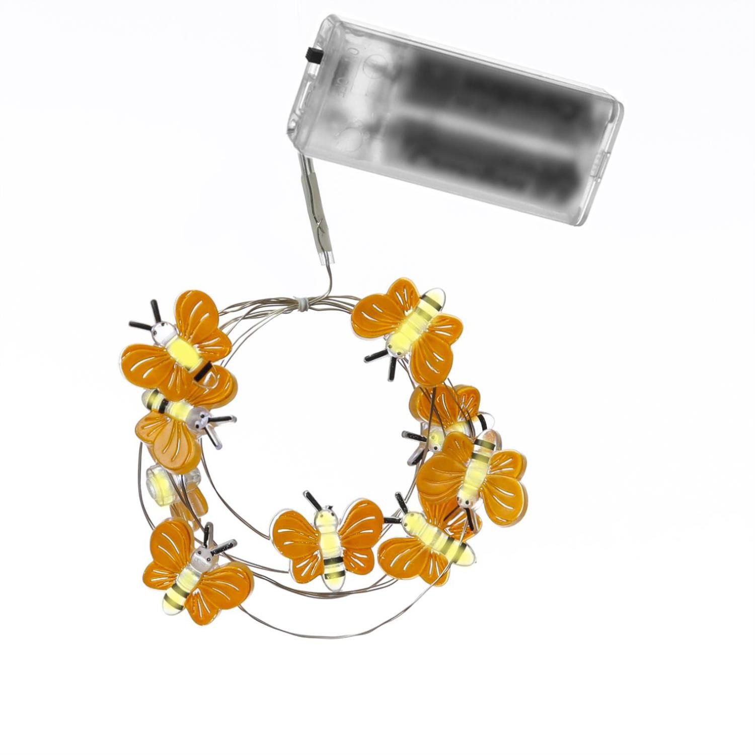 MARELIDA LED-Lichterkette LED Drahtlichterkette Mini Schmetterlinge 120cm 1 günstig online kaufen