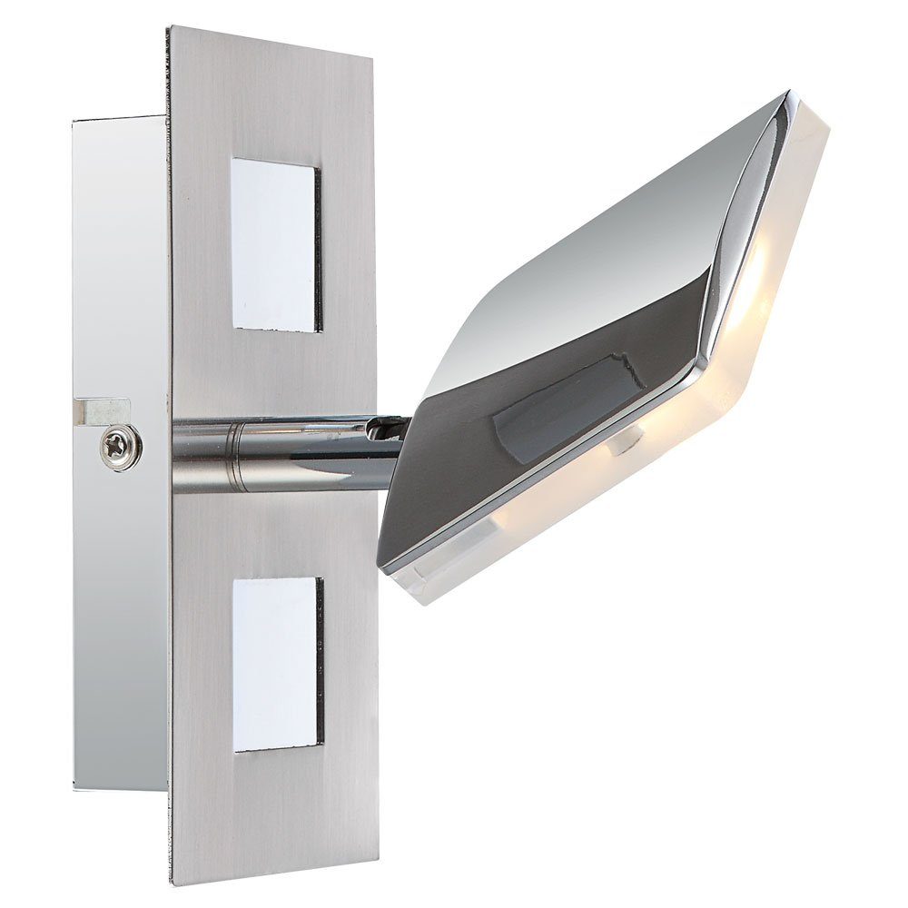 GLOBO LIGHTING LED Wandleuchte, LED-Leuchtmittel fest verbaut, Warmweiß, Wandleuchte Wandlampe Wandspot Spotstrahler beweglich LED