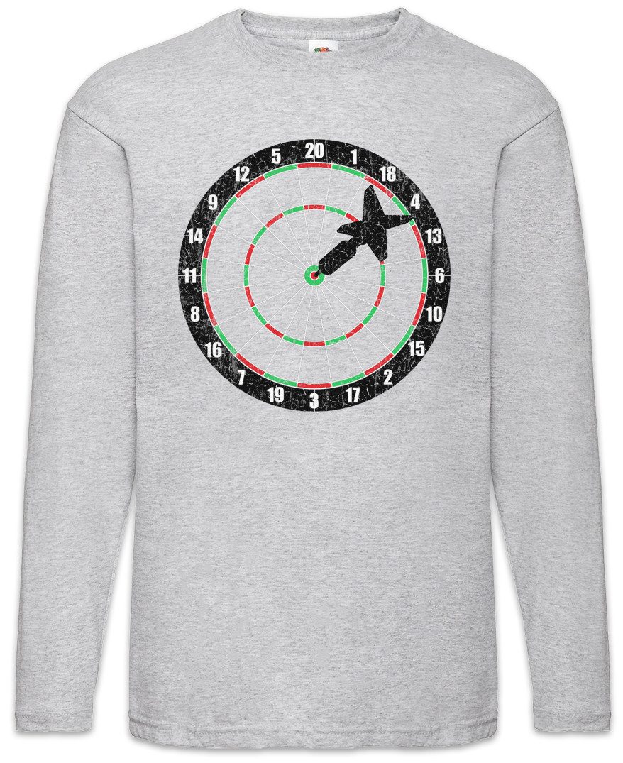 Langarmshirt Darts Bullseye Langarm T-Shirt Dart Player Game Sport Sports Coach