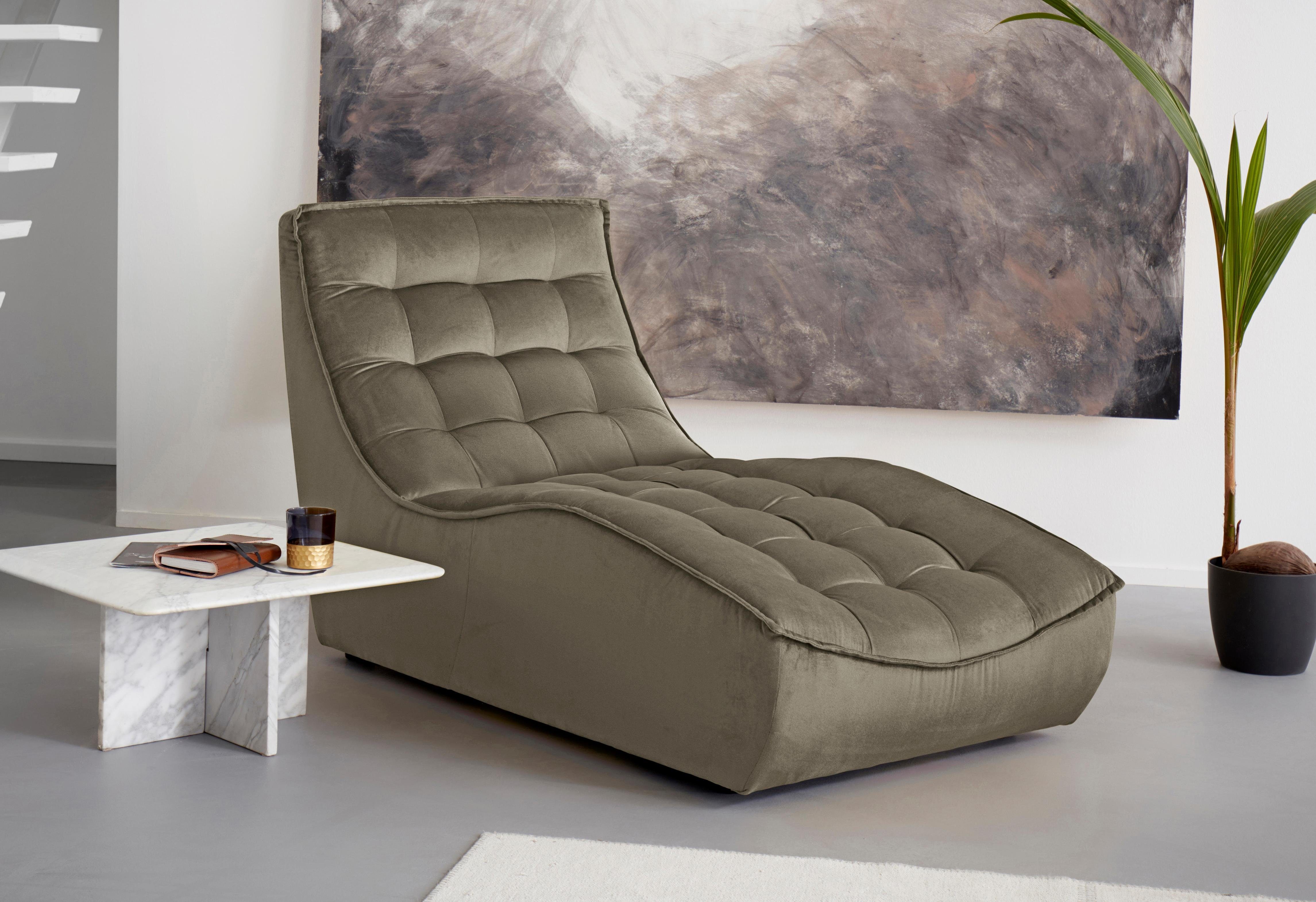 CALIA ITALIA Chaiselongue Banjo tortora