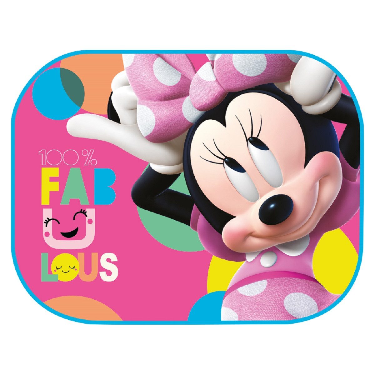 Disney Minnie Mouse Autosonnenschutz Sonnenschutz für Kinder, einfache Befestigung mit Saugnapf – Bild 3 von 4