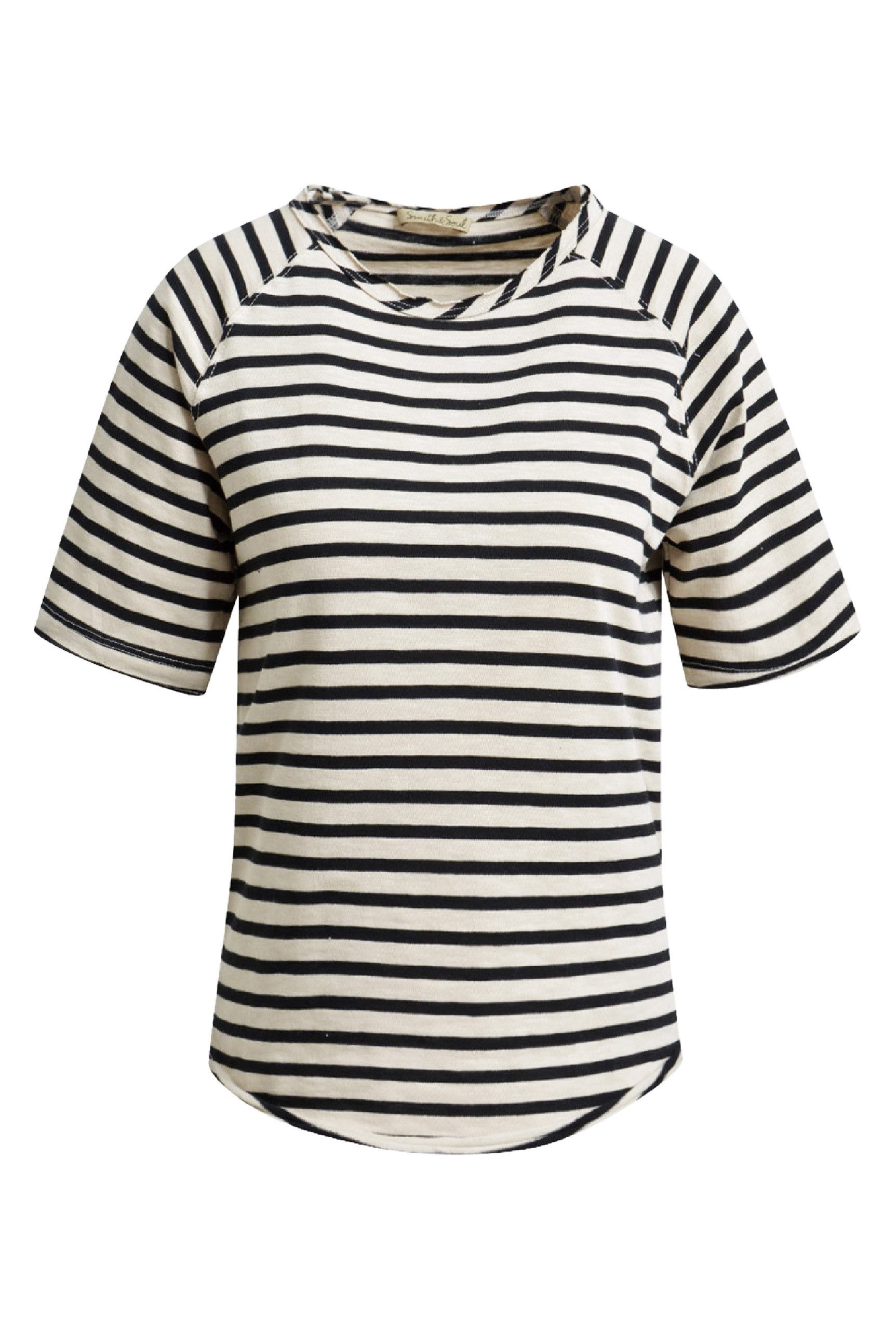 Smith & Soul Rundhalsshirt mit offener günstig online kaufen