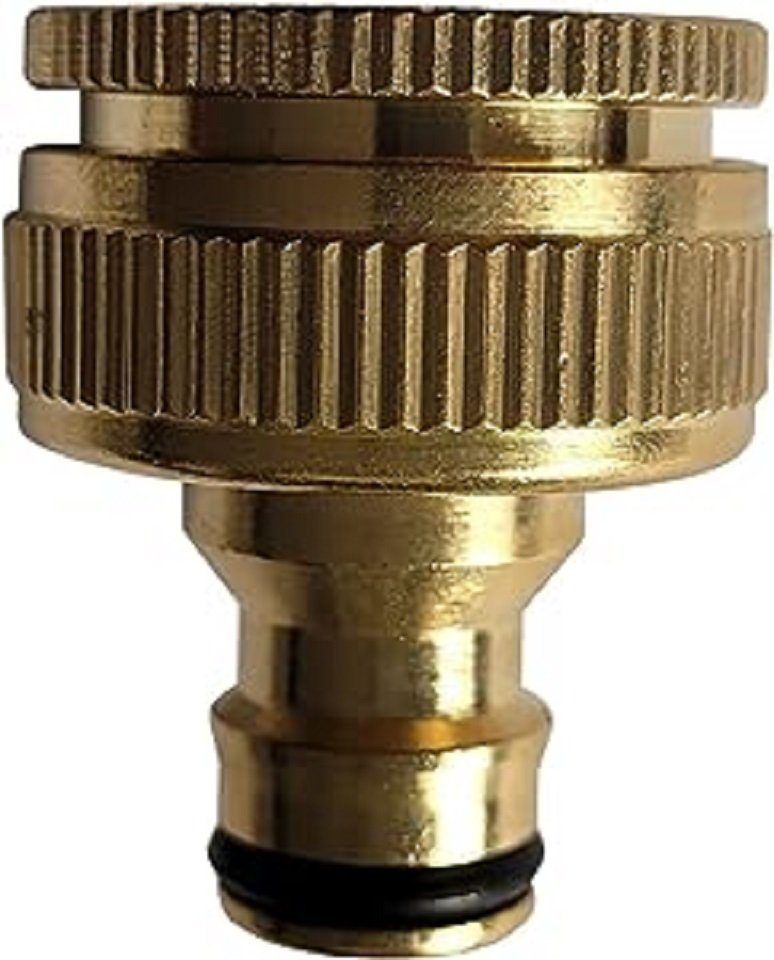 Schlauchadapter Wasserhahnanschluss 3/4 Zoll Anschluss mit 1 Zoll Messing