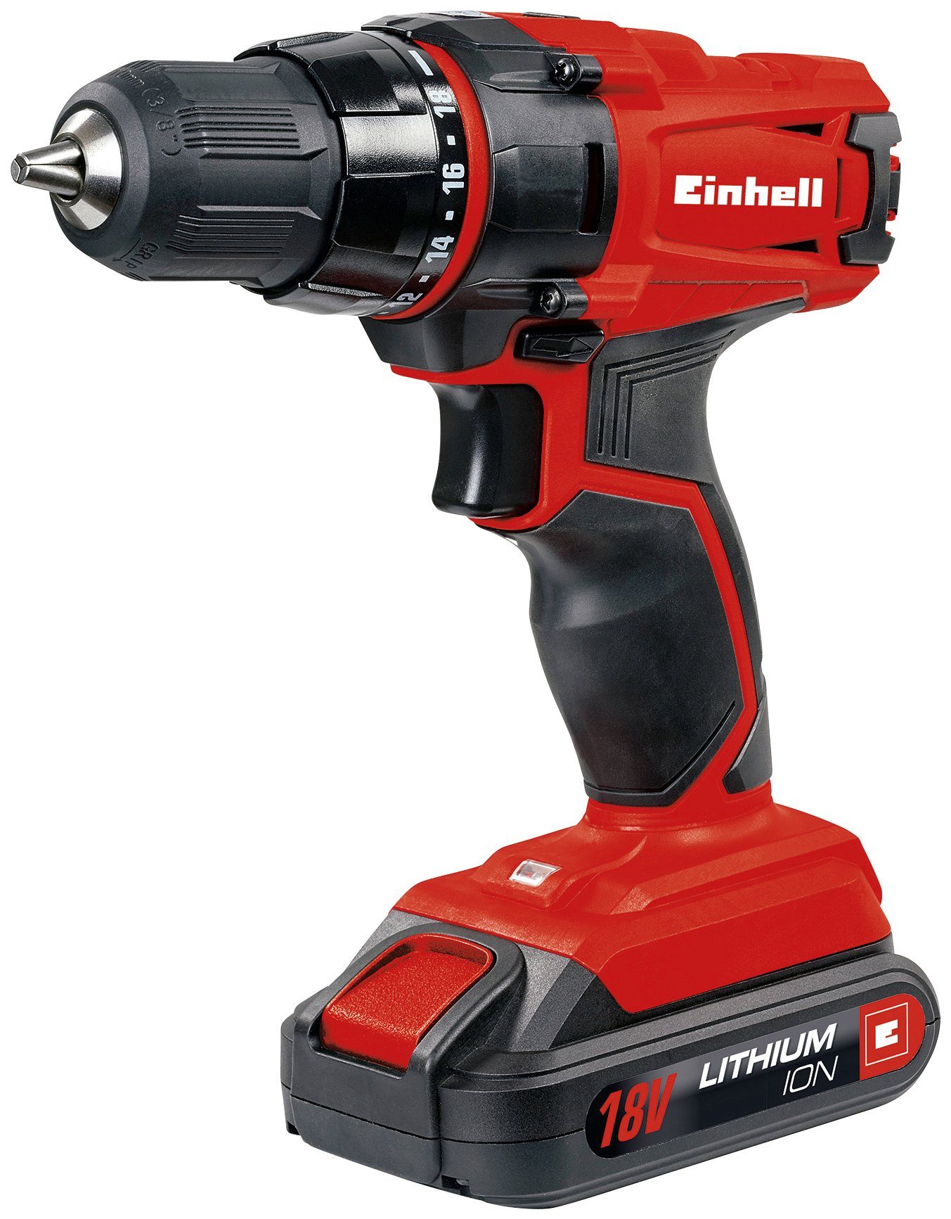 Einhell Akku-Bohrschrauber TC-CD 18-2 Li, max. 1250 U/min, inkl. Akku & Ladegerät