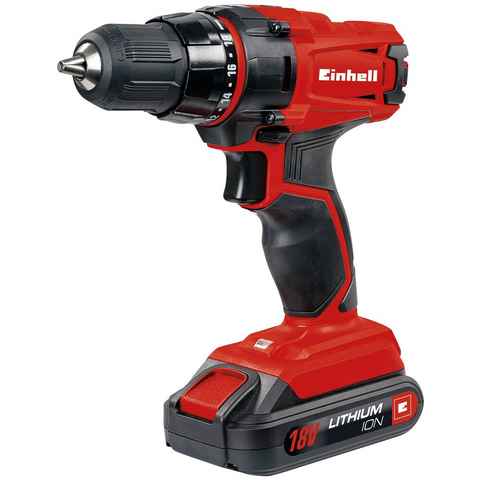 Einhell Akku-Bohrschrauber TC-CD 18-2 Li, max. 1250 U/min, inkl. Akku & Ladegerät