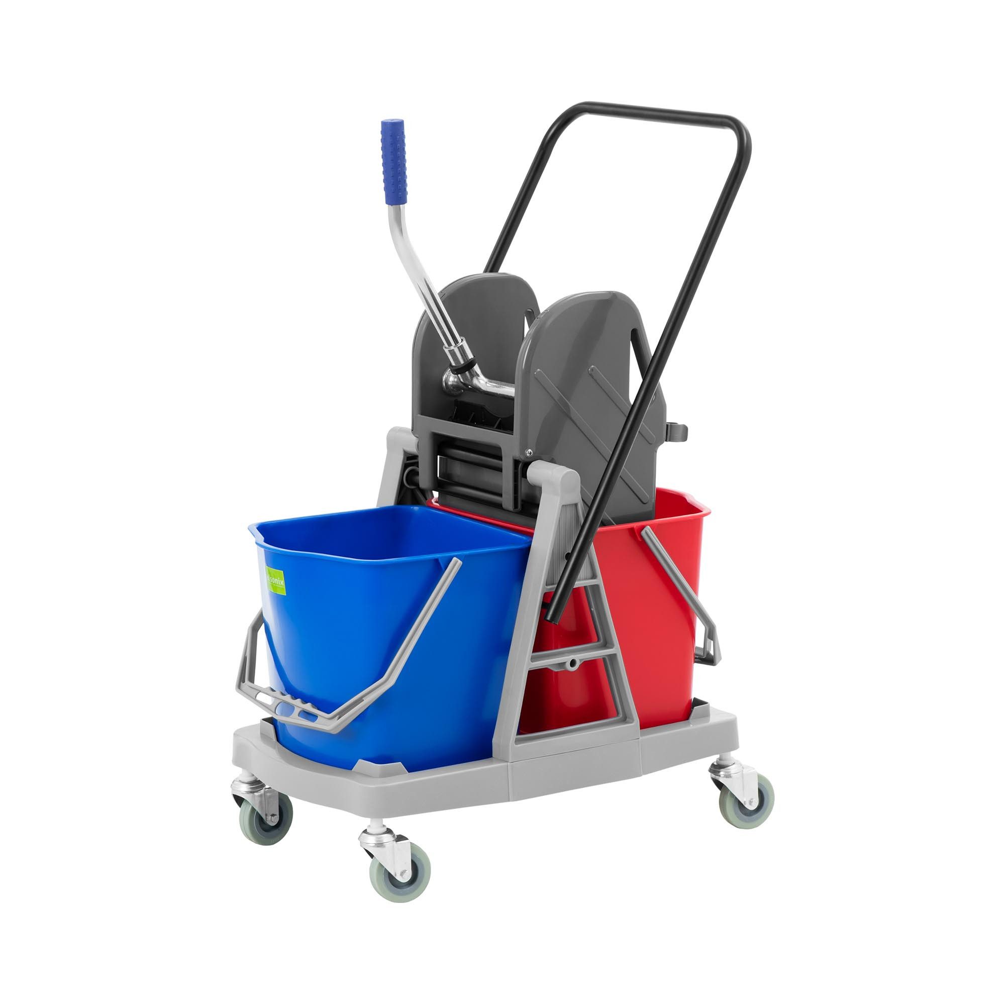 Ulsonix Тележки для уборки 2x 17 L Profi Reinigungswagen mit Presse Wischeimer 34 L