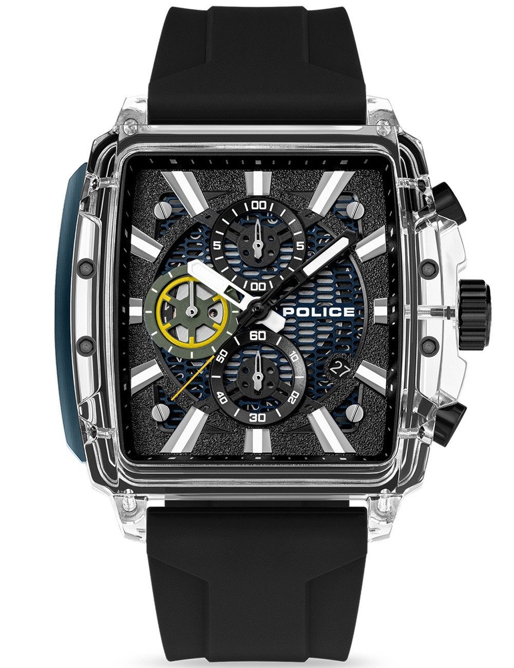 Police Quarzuhr Police PEWGO00776X0 Herrenuhr Clout Set Chrono Limited Edition 43mm 3A Police PEWGO00776X0 Herrenuhr Clout Set Chrono Limited Edition 43mm 3ATM