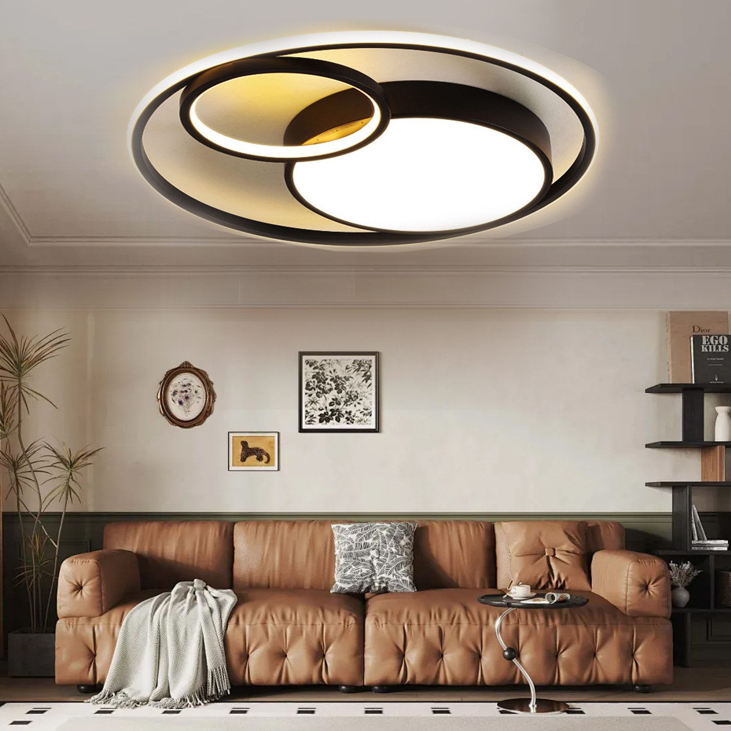 OYLCDI Deckenleuchten LED Deckenlampe Ø53cm,Dimmbar mit günstig online kaufen