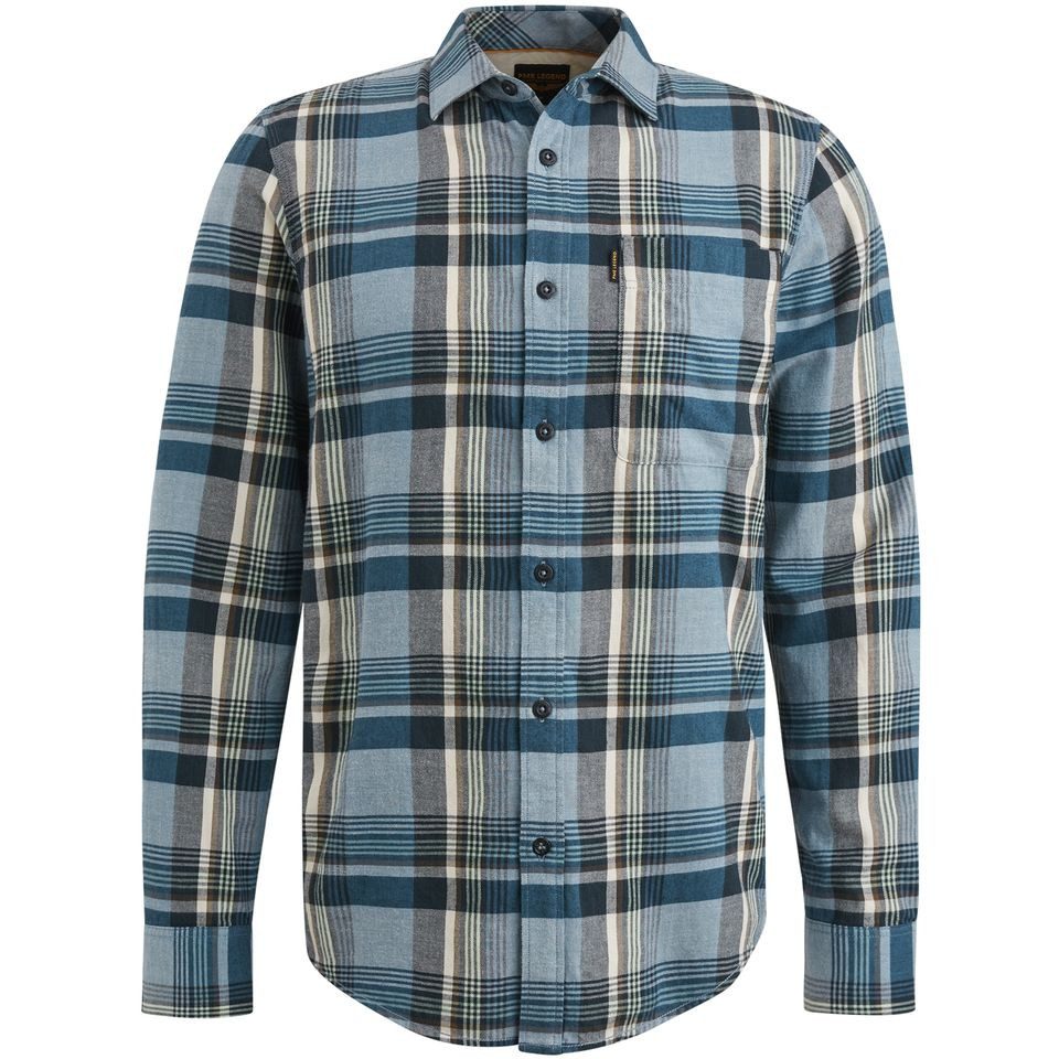 Langarmhemd - Long Sleeve Shirt Twill Yd Check - Stilvolles Langarmhemd