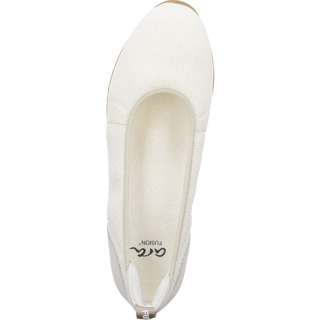 Ara Porto weiß - Damen Schuhe, Ara Textil Ballerina Ballerina 047913