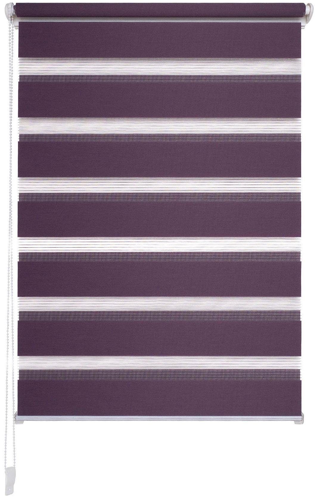 Doppelrollo Klemmfix-Duo-Rollo, Liedeco, Lichtschutz, ohne Bohren, Klemmfix, 1 Stück