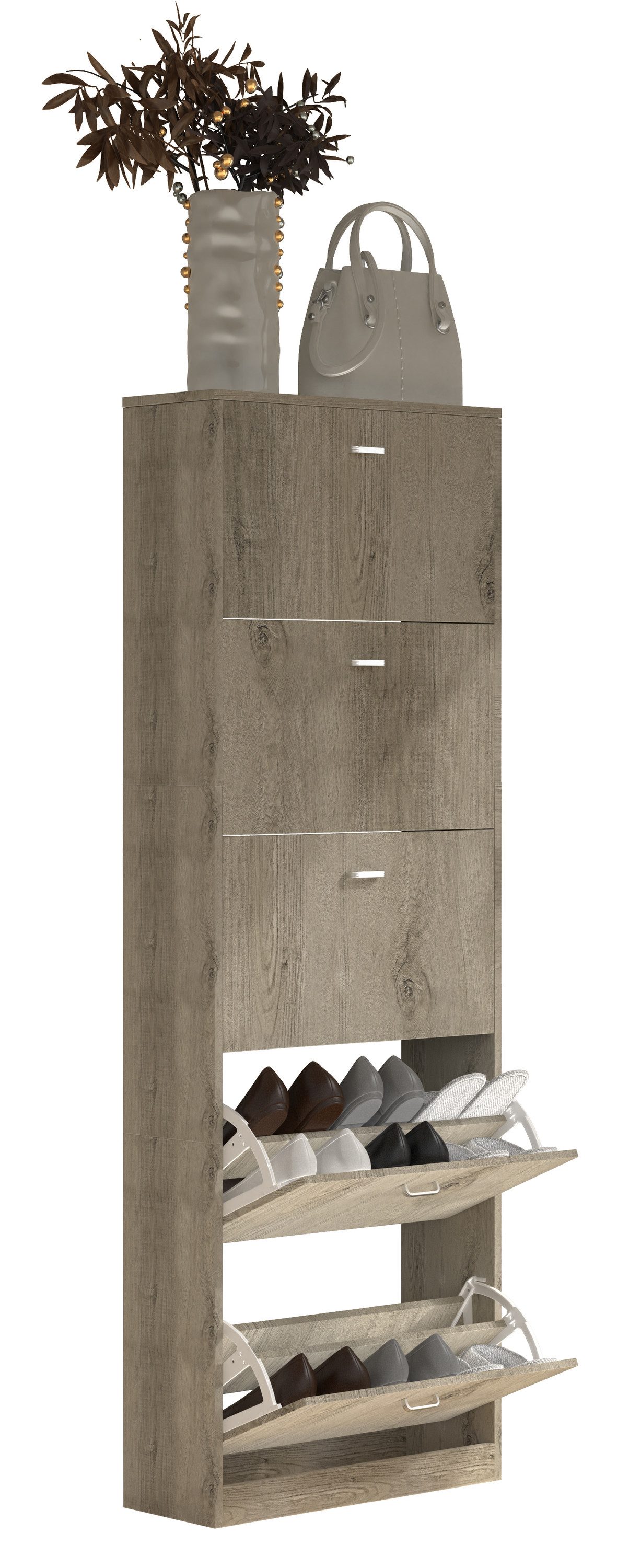VCM Schuhschrank Holz Regal Schuhschrank Schuhkipper günstig online kaufen