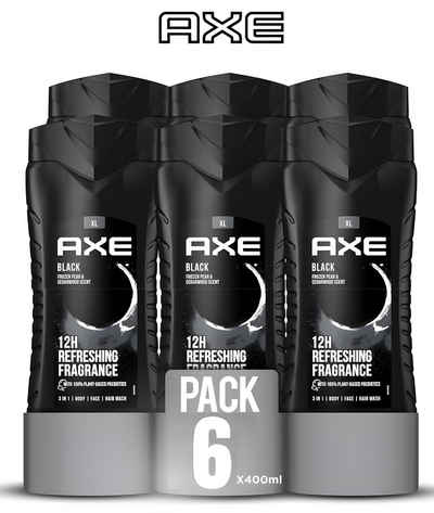 axe Duschgel Black, 6er Pack (6 x 400 ml)