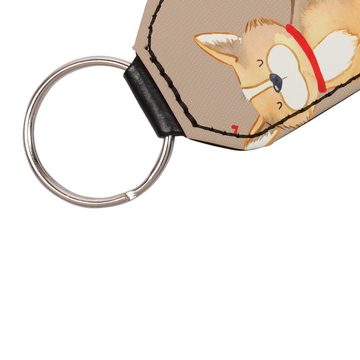Mr. & Mrs. Panda Schlüsselanhänger Hund Glück - Hundeglück - Geschenk, Hundeliebe, Schlüsselanhänger, Hu (1-tlg), Trägt Botschaft