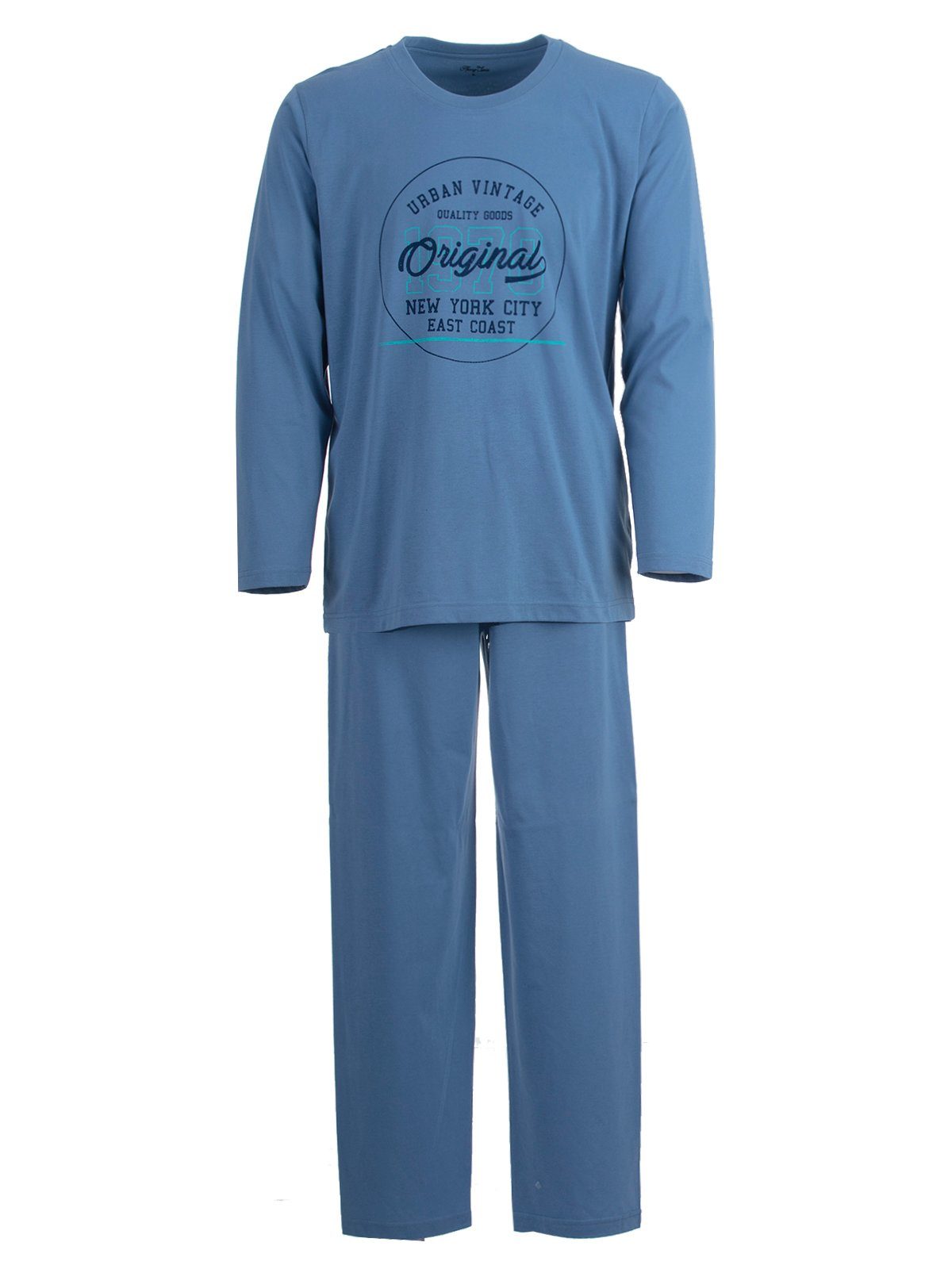 Henry Terre Schlafanzug Pyjama Set Langarm - Vintage günstig online kaufen