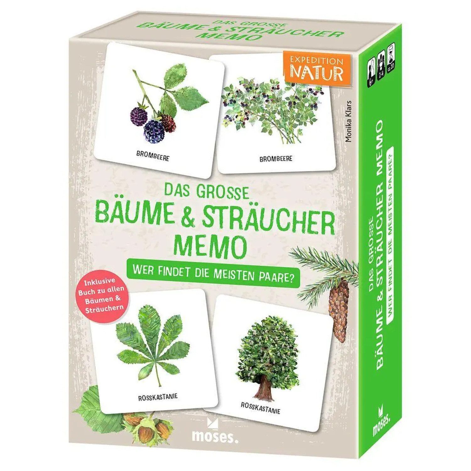 Moses. Verlag Spiel Das große Bäume & Sträucher Memo