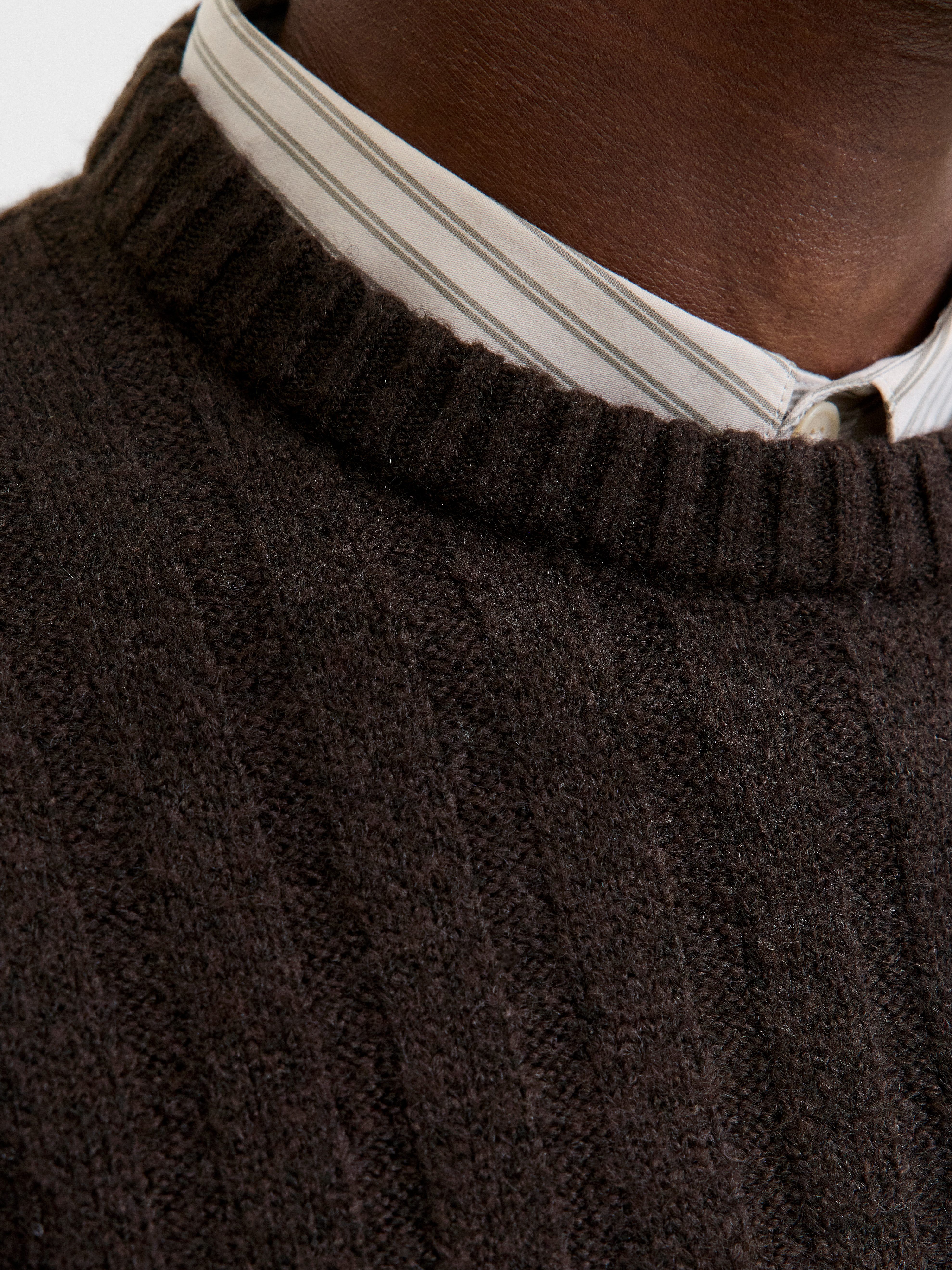Jack & Jones Strickpullover JJEBRADLEY CARTER KNIT CREW NECK LN
