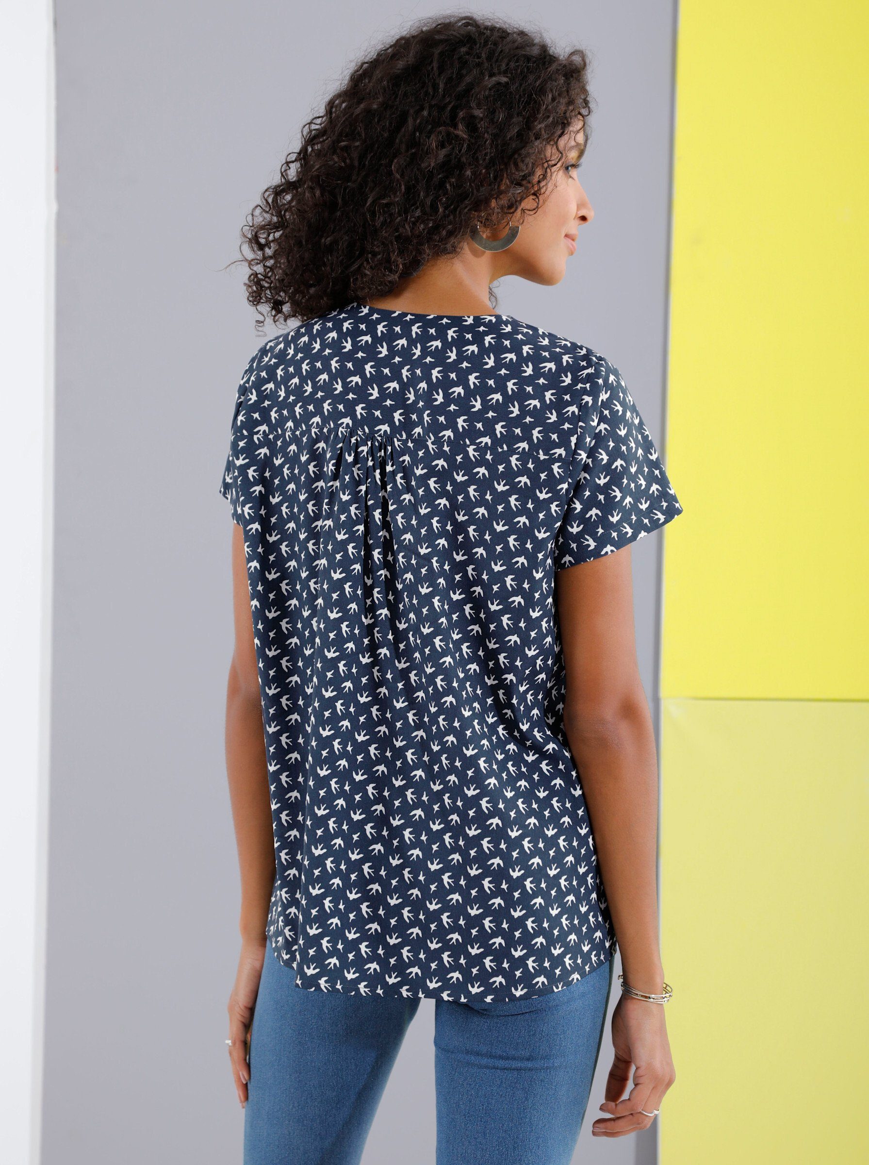 Klassische Bluse Schlupf-Bluse
