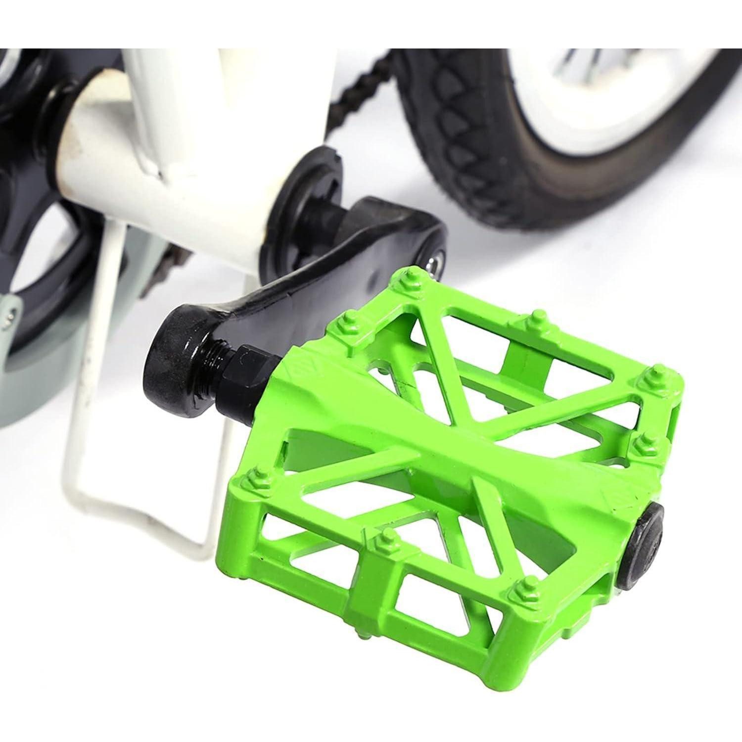 LuxusKollektion Plattformpedale MTB-Pedale Aluminium Grün 1 Paar