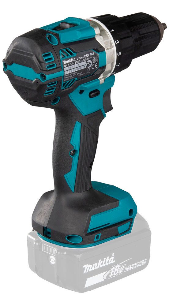 Makita Akku-Bohrschrauber DDF484Z, max. 2000 U/min, ohne Akku und Ladegerät – Bild 5 von 5