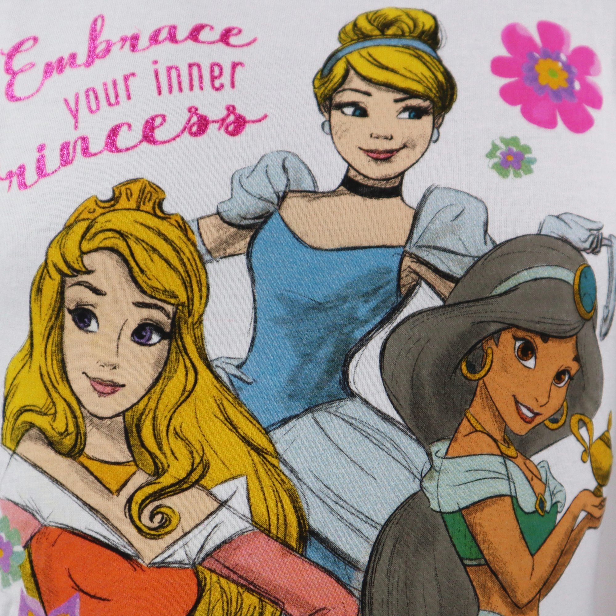 Disney Princess Baumwolle Disney Kinder 100% 98 Mädchen Sommerkleid Kleid 128, bis Gr. Prinzessinnen