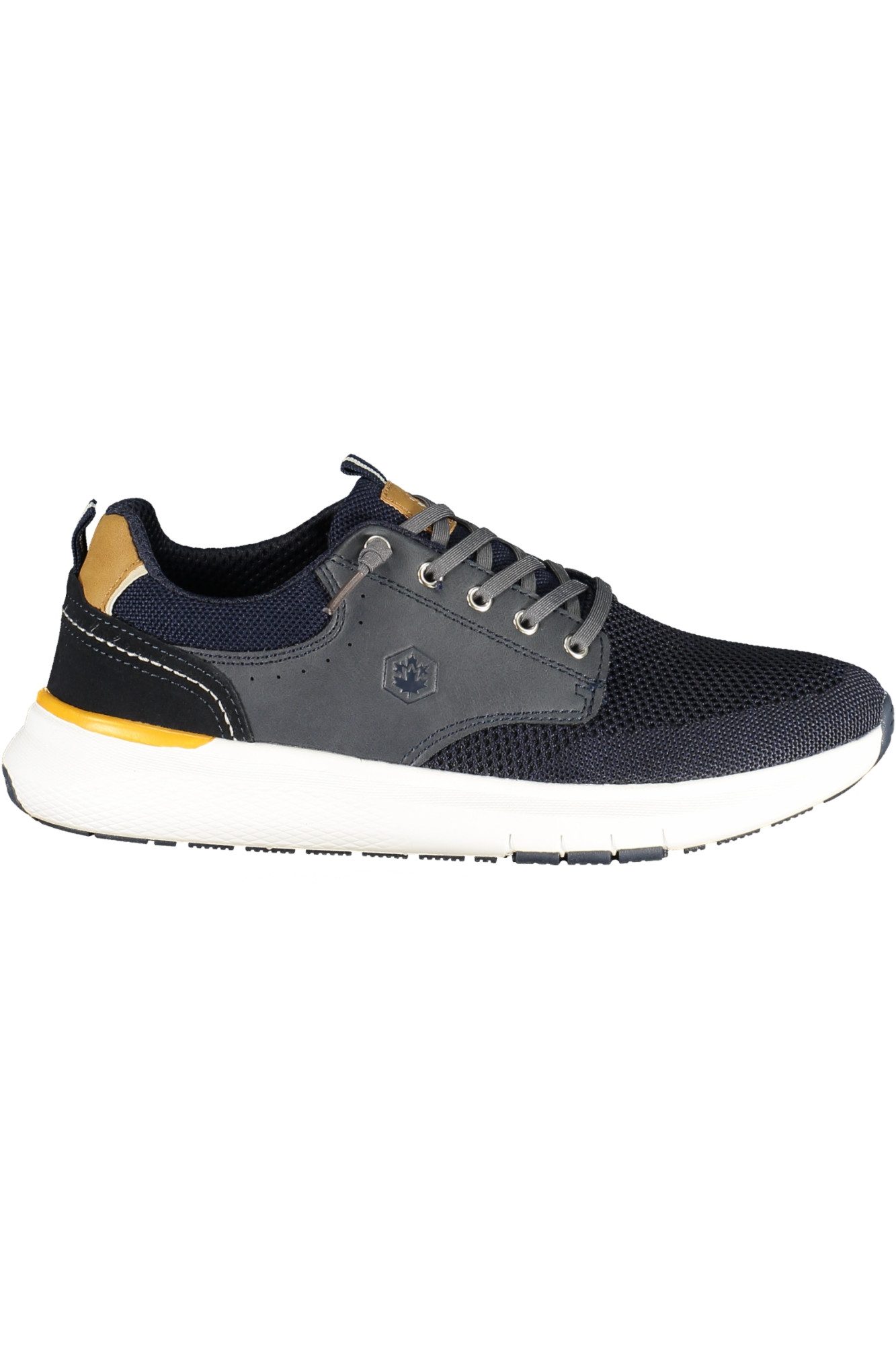 LUMBERJACK Sneaker Moderner Herren-Sportschuh in Blau mit braunen