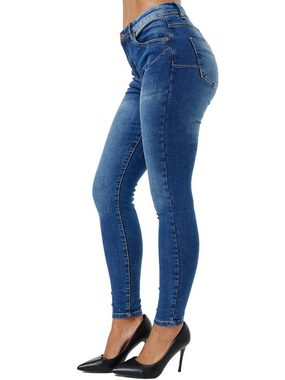 Tazzio Skinny-fit-Jeans F106 Damen Push Up Jeanshose