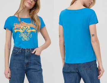 Moschino T-Shirt MOSCHINO LOVE Tee Bluse Logo Top Cotton T-shirt Bluse Retro Jersey Shi