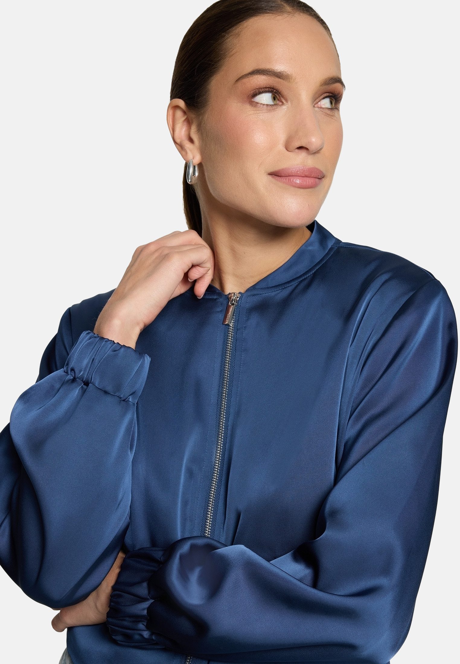 Zero Jackenblazer Damen langarm Material.