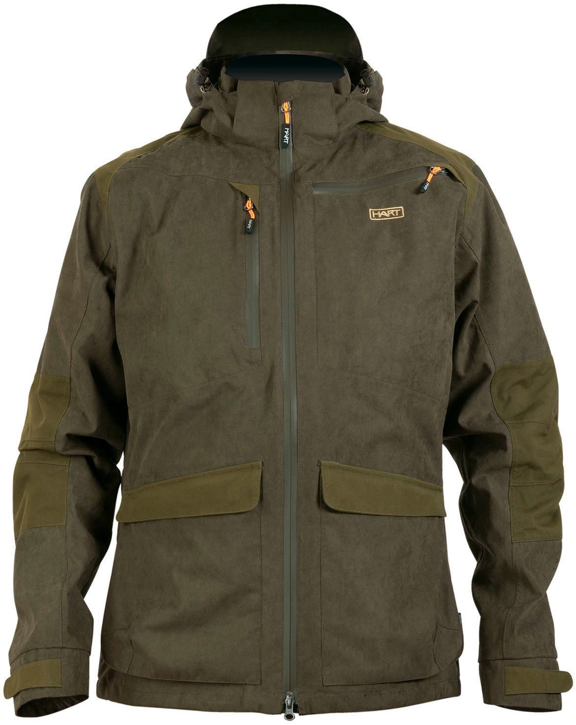 Hart Winterjacke Funktionsjacke "Red Deer" oliv wasserdicht Jagdjacke Herren Oefele