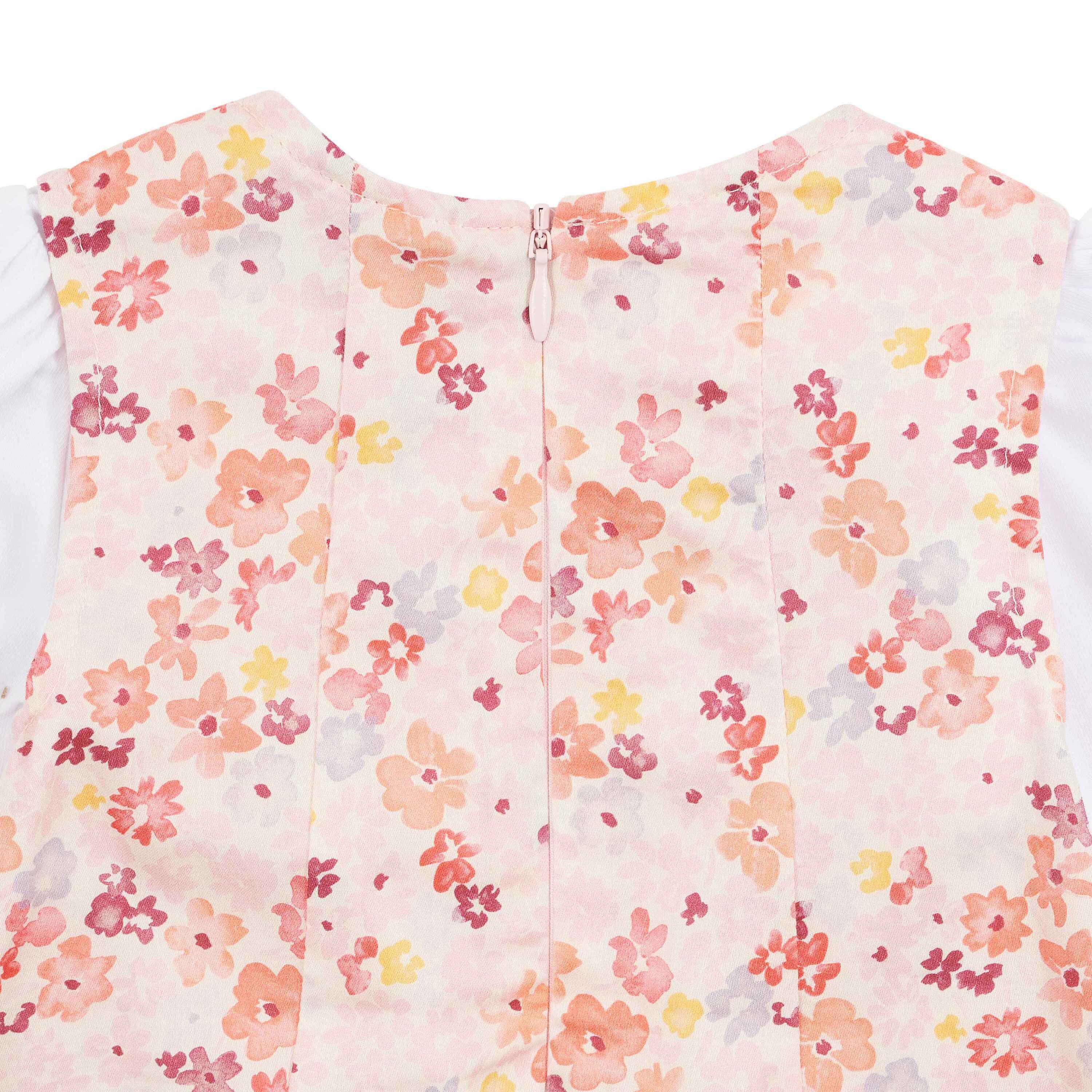 Steiff Trägerkleid Set Kleid + T-Shirt langarm Balletcore, gefüttert