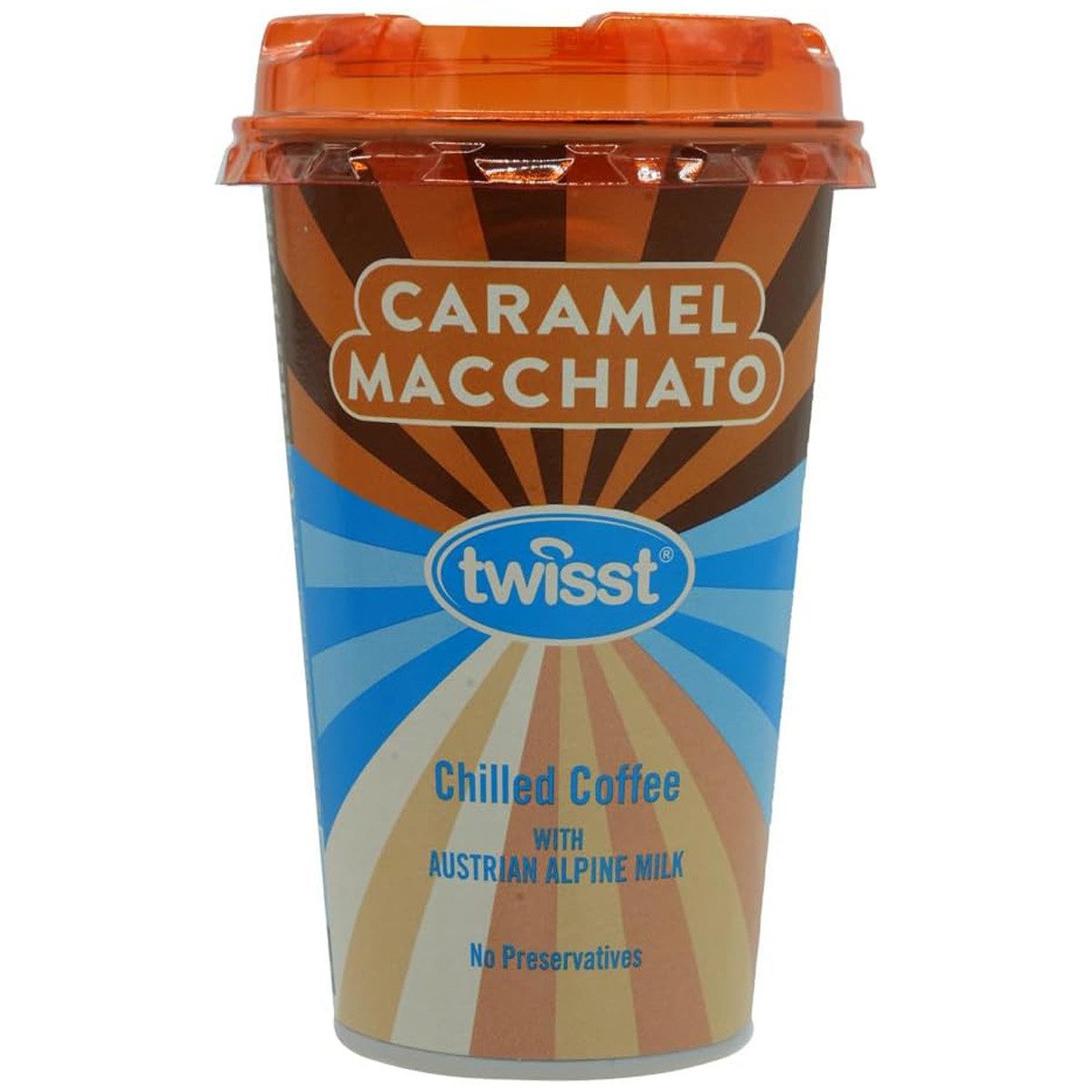 twisst Kaffee, Twisst Caramel Macchiato Cup mit australischer Alpenmilch 230ml