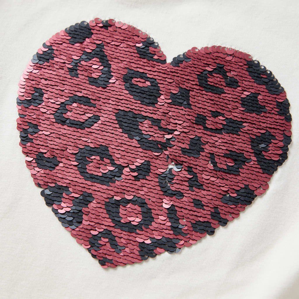 vidaXL Langarmshirt Kinder-Langarmshirt Ecru 116