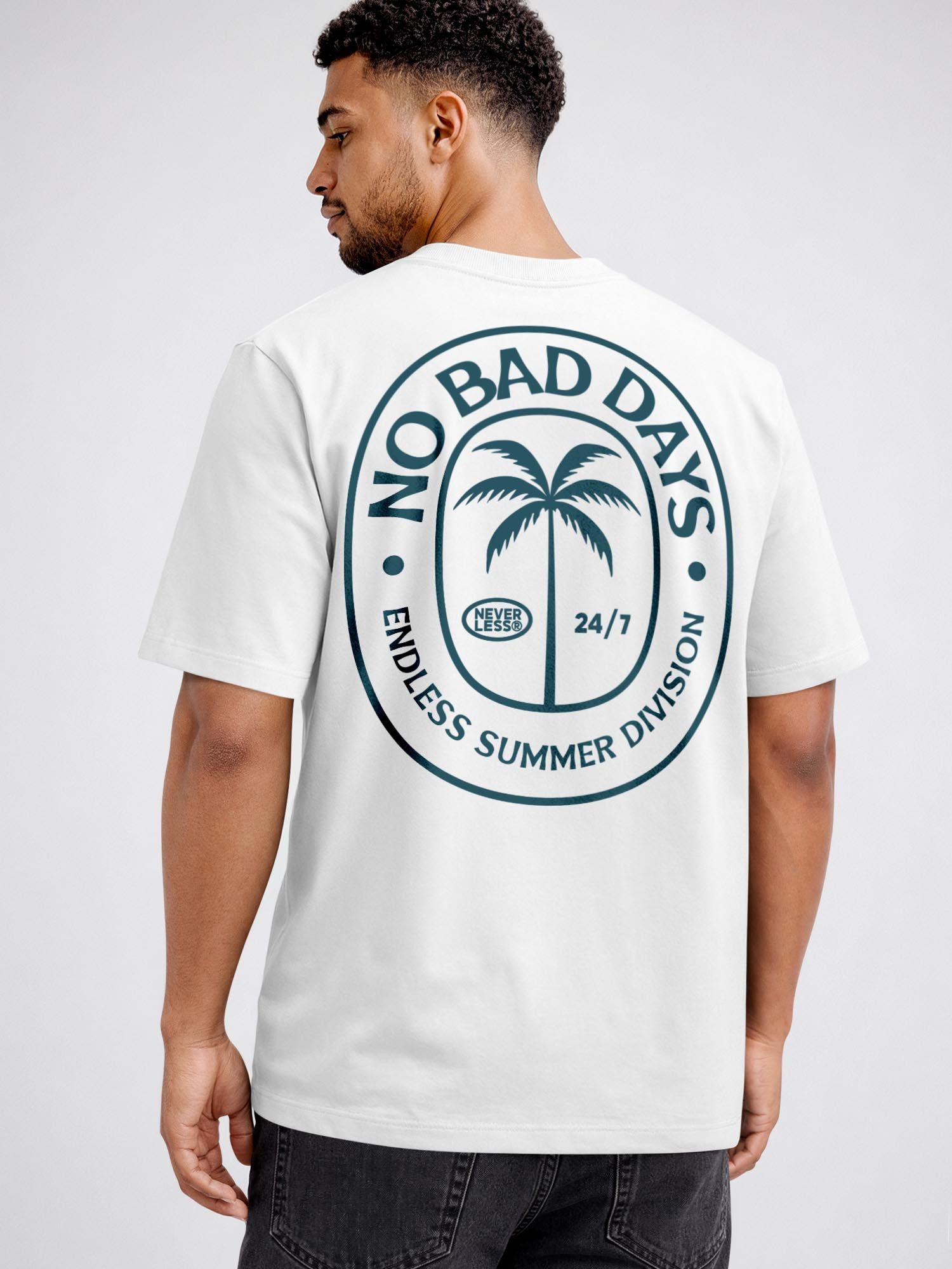 Neverless Oversize-Shirt Herren T-Shirt - Summer Division - Oversized Relaxed Fit Sommer mit Print
