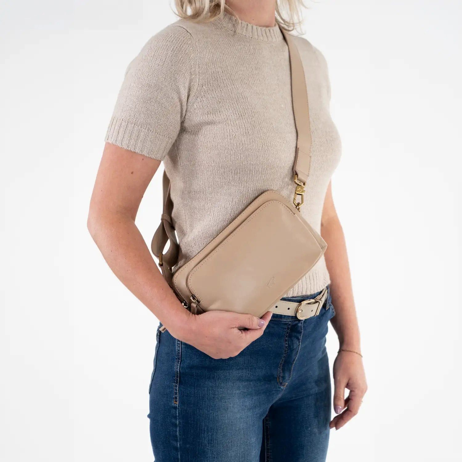 Braun Büffel Umhängetasche LOTTA Cross Body Bag sand