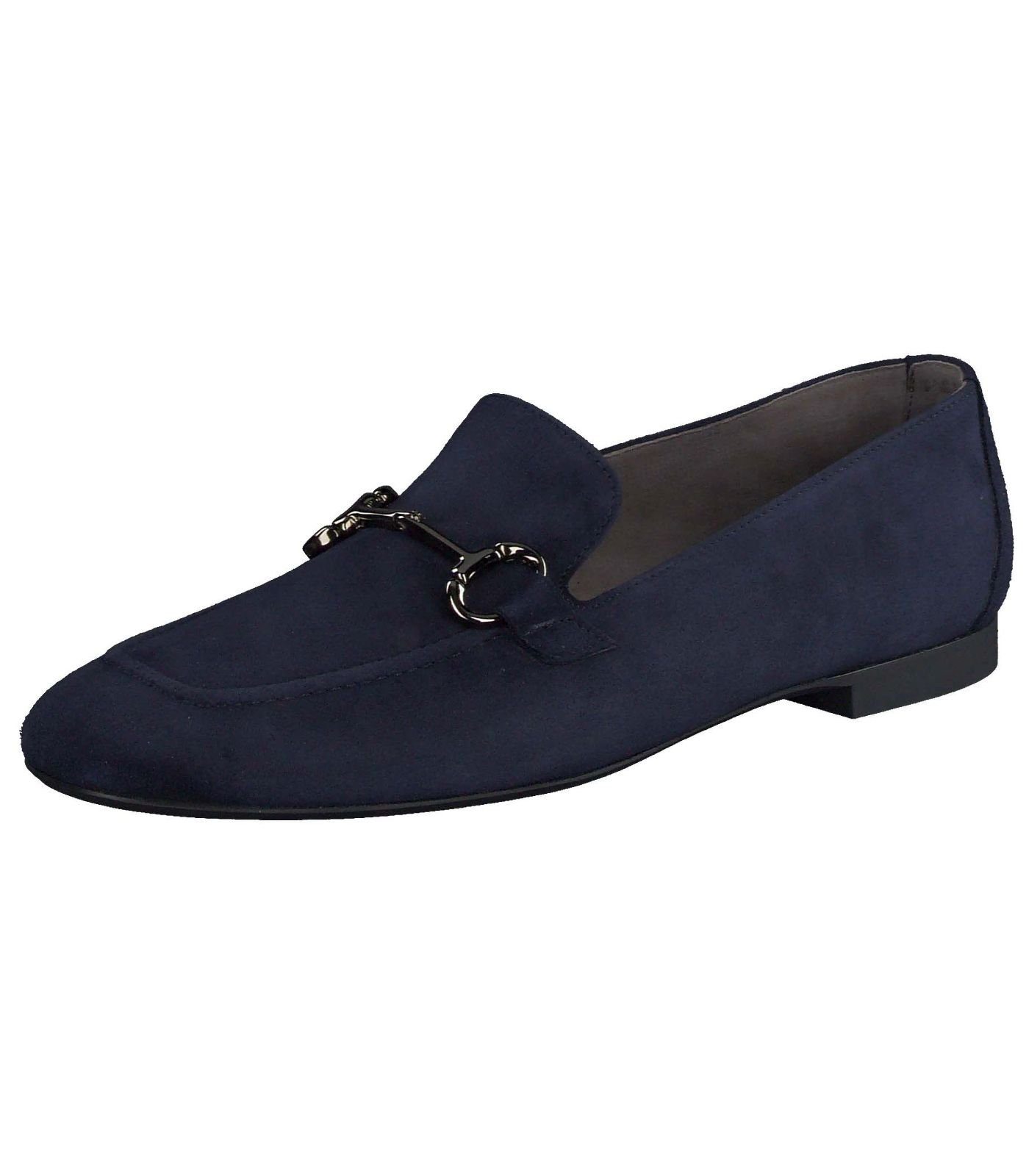 Paul Green Slipper Leder Slipper Blau