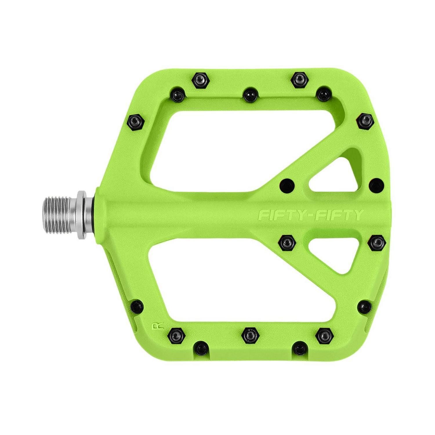 LuxusKollektion Plattformpedale Fahrradpedale MTB Nylon Composite Grün