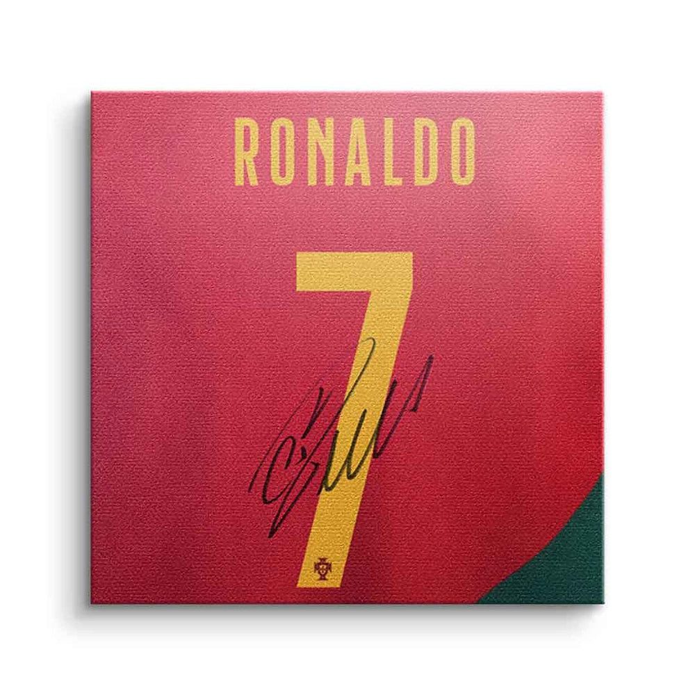 DOTCOMCANVAS® Leinwandbild Ronaldo - Quadrat Edition, günstig online kaufen