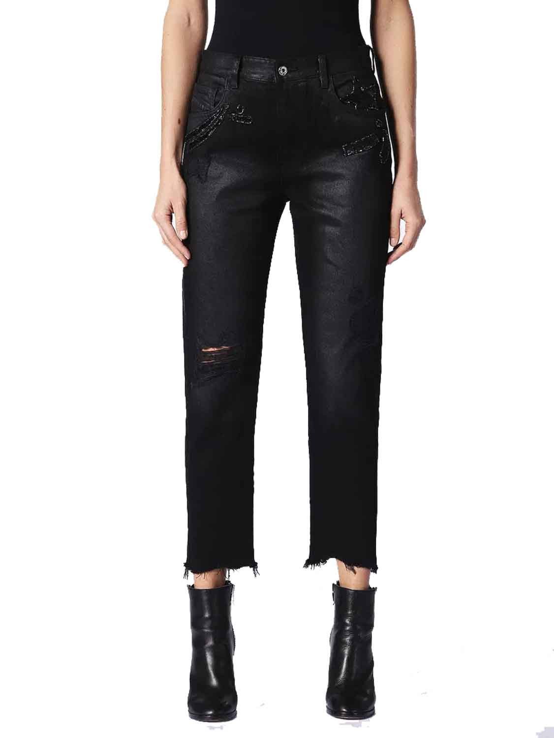 Diesel Straight-Jeans Diesel DE-Clairy Damen Jeans Regular Tapered