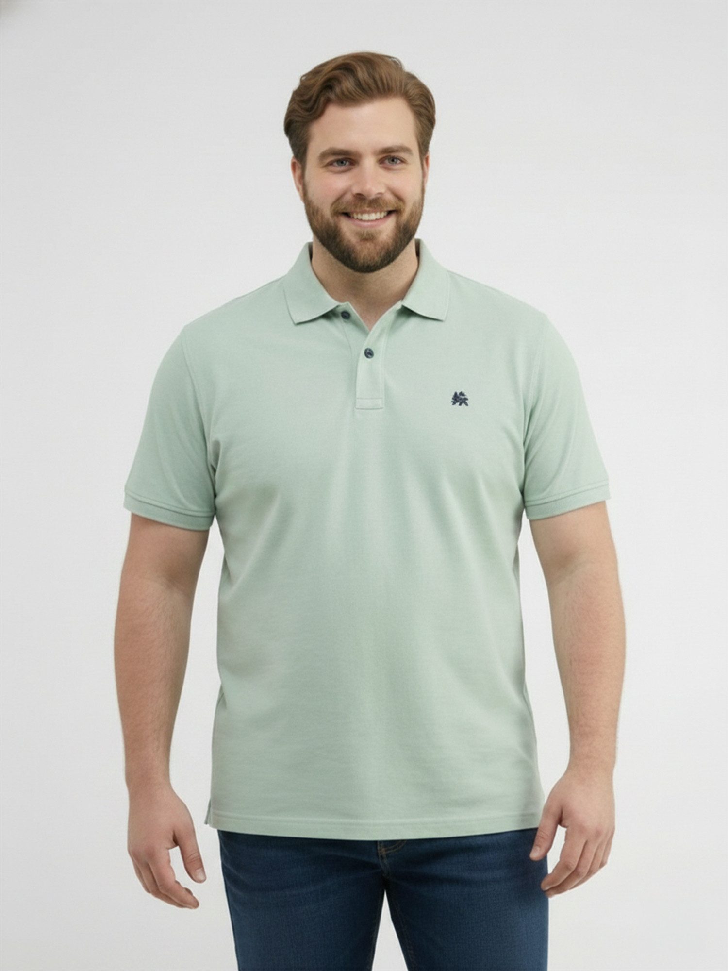 LERROS Poloshirt Poloshirt in Cool-&-Dry-Piquéqualität, große Größen