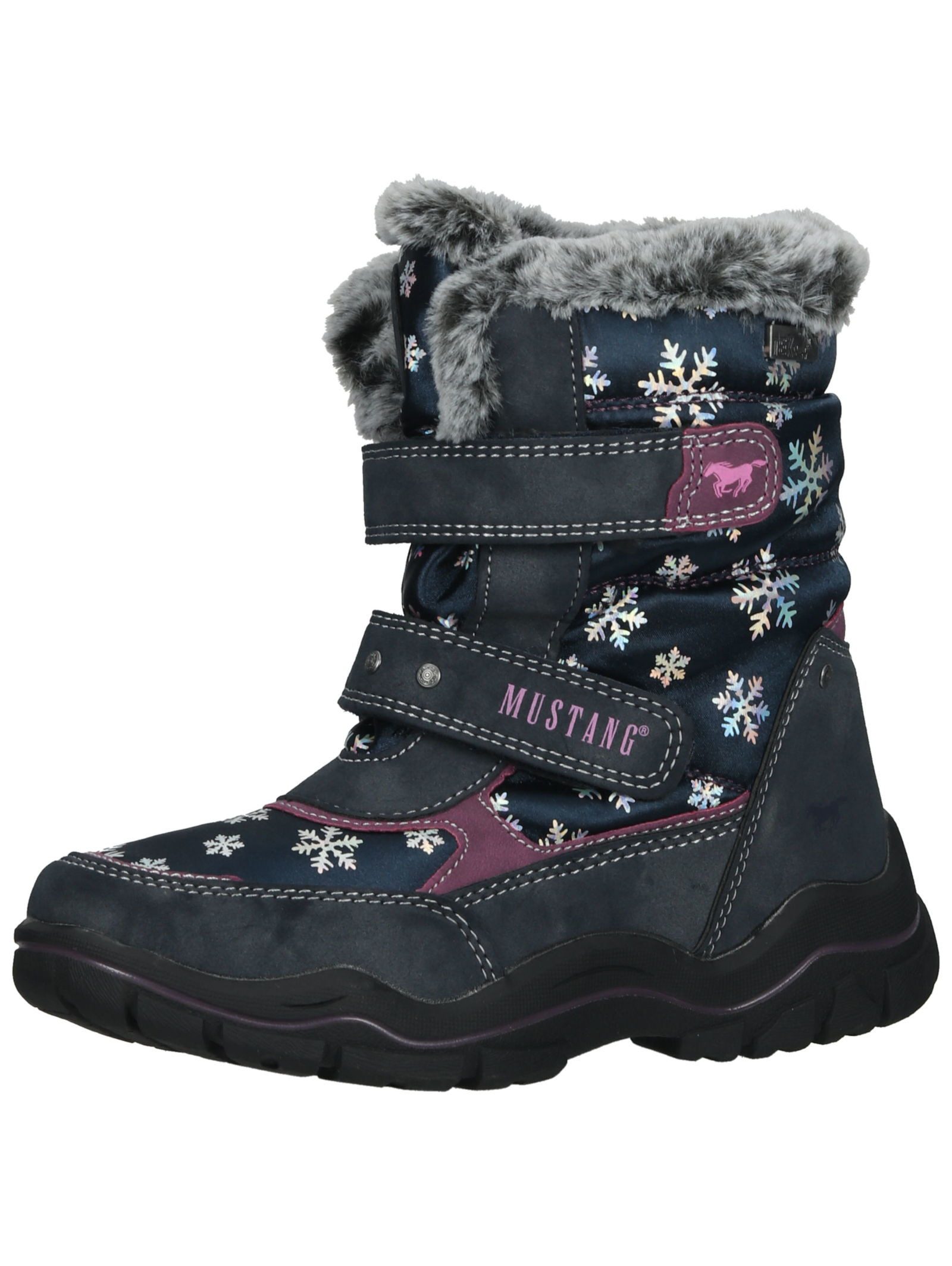 MUSTANG Stiefel Lederimitat/Textil . Winterstiefel