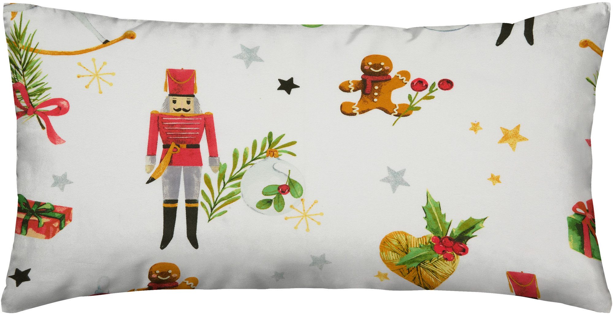 Erwin Müller Kissenbezüge Kissenbezug, Edelflanell Motiv: Weihnachtsmotiv günstig online kaufen