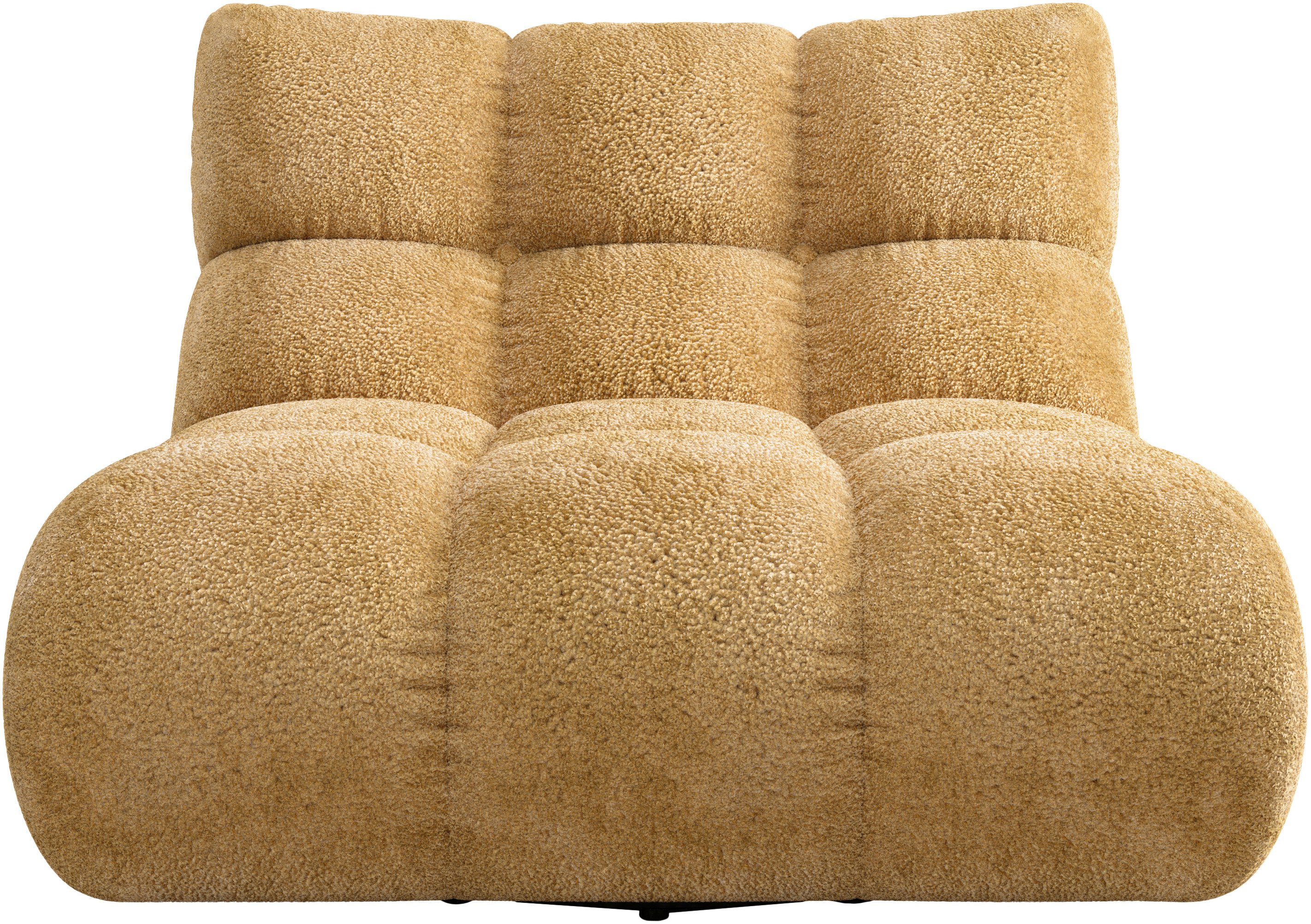 Home affaire 1,5-Sitzer Cozy Bubble, 360° drehbarer Sessel, Breite 107 cm, mit eleganter Steppung, Rundumbezug & weicher Polsterung