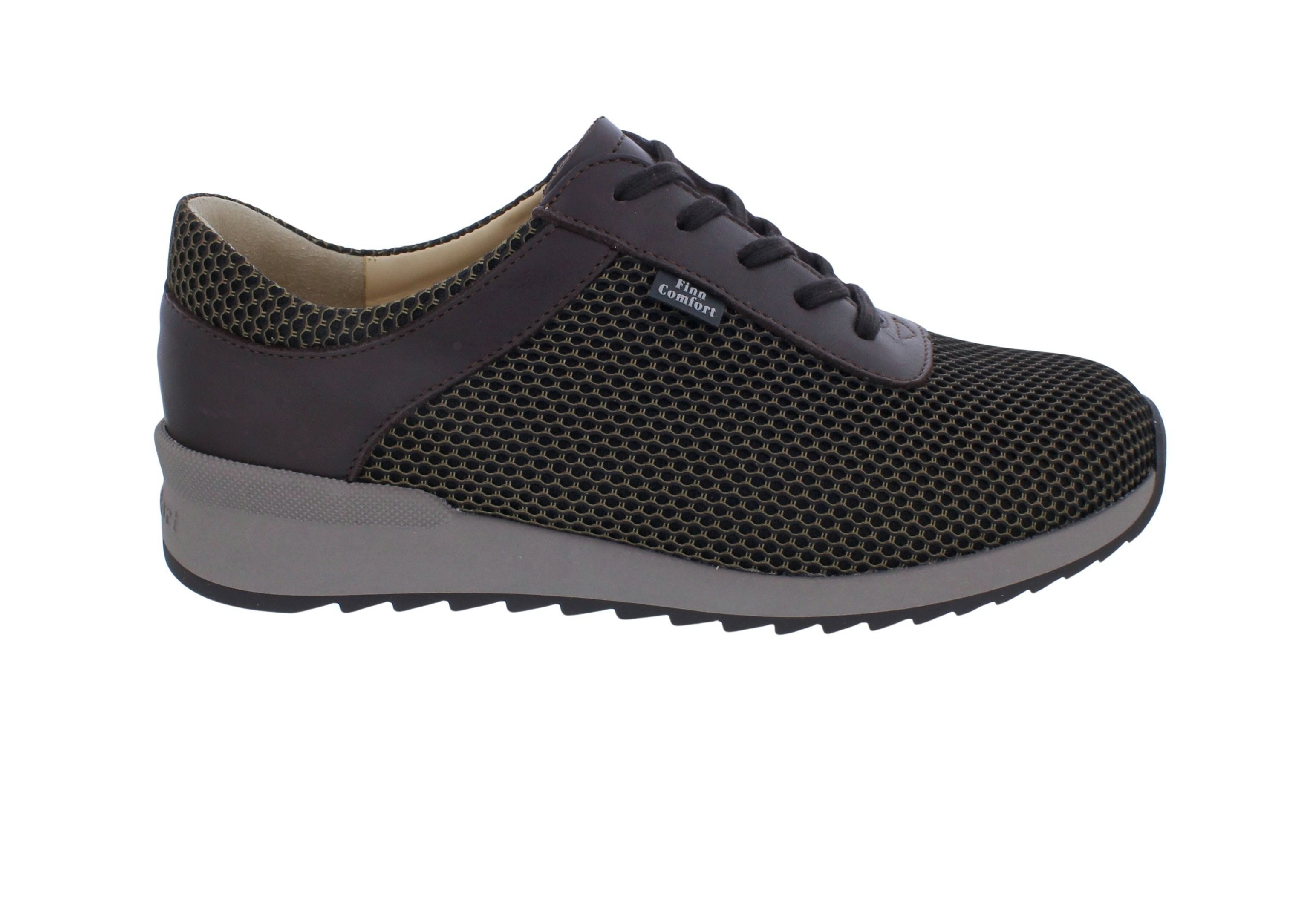 Finn Comfort Finn Comfort Halbschuh Cerritos 2385-903208, Glattleder u. Textil, Bra Schnürschuh
