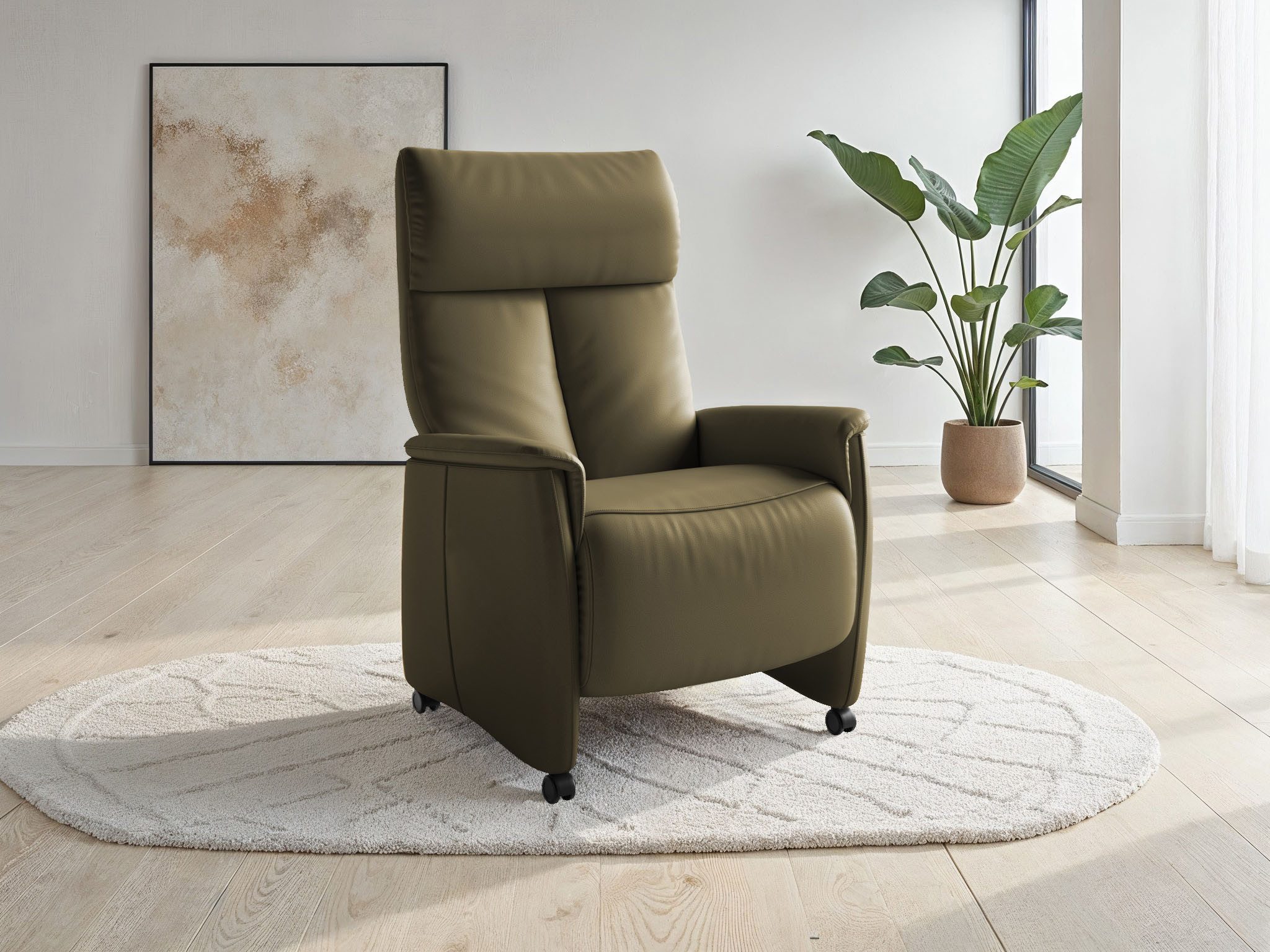 sit&more TV-Sessel Cremona Comfort, wahlweise manuell oder elektrischer Funktion mit Akku